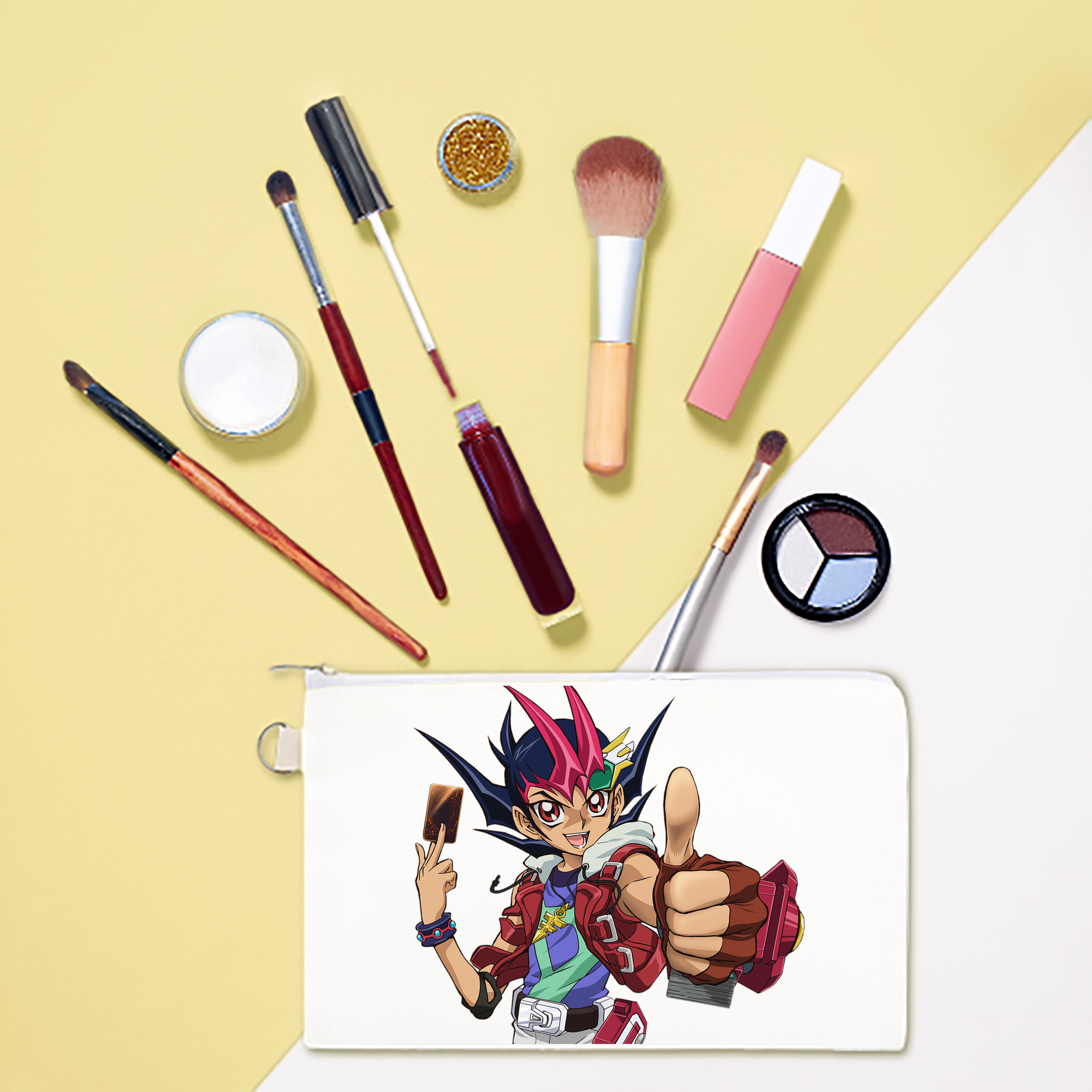 （画像用） 遊☆戯☆王 Yu-Gi-Oh! キャンバス生地ポーチ　小物入れ