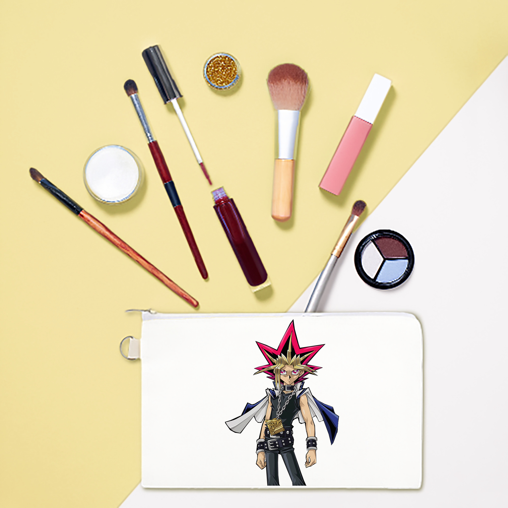 （画像用） 遊☆戯☆王 Yu-Gi-Oh! キャンバス生地ポーチ　小物入れ