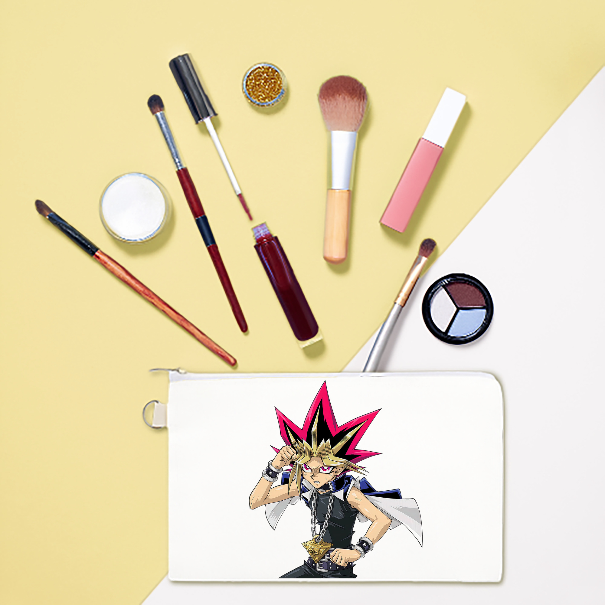 （画像用） 遊☆戯☆王 Yu-Gi-Oh! キャンバス生地ポーチ　小物入れ