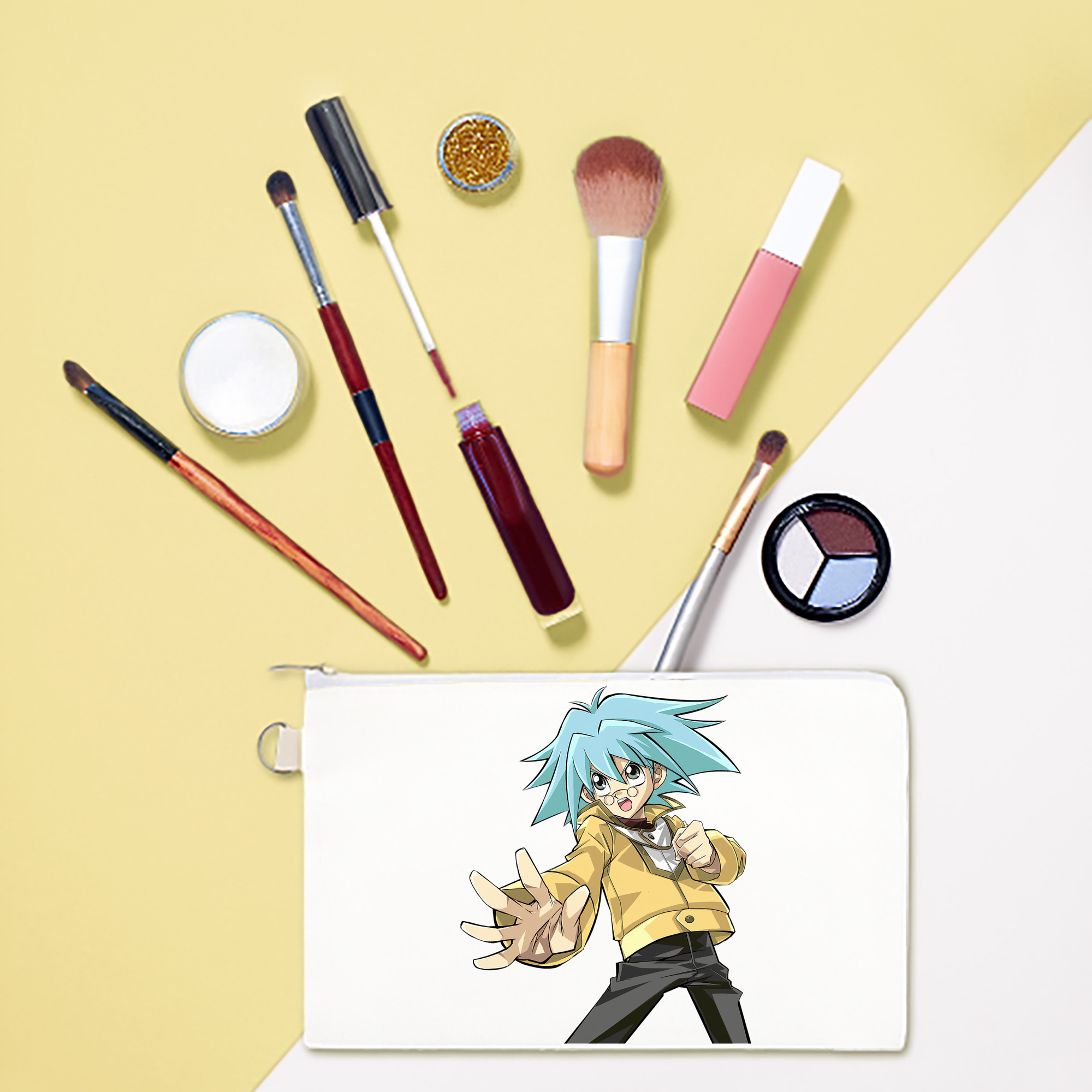 （画像用） 遊☆戯☆王 Yu-Gi-Oh! キャンバス生地ポーチ　小物入れ