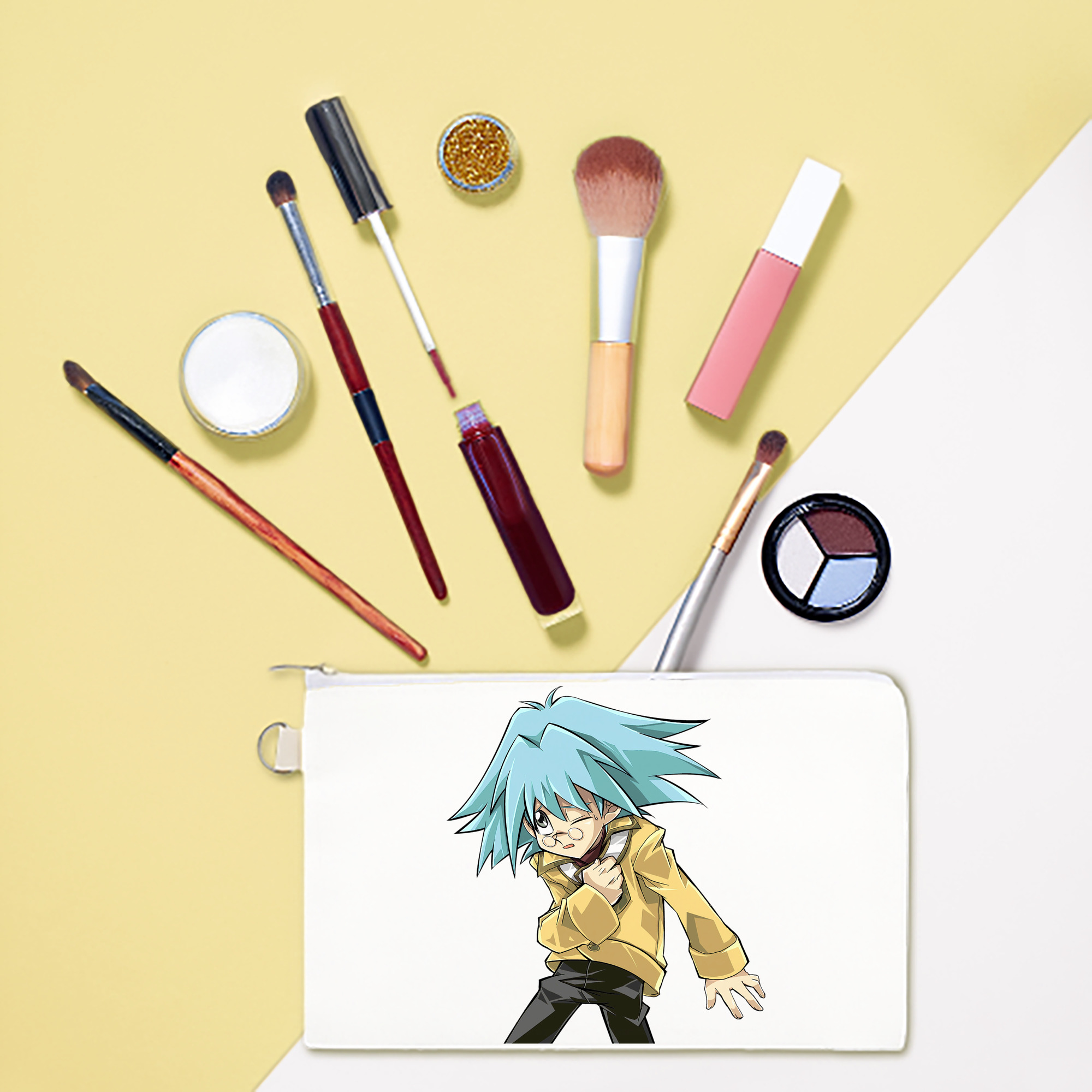 （画像用） 遊☆戯☆王 Yu-Gi-Oh! キャンバス生地ポーチ　小物入れ