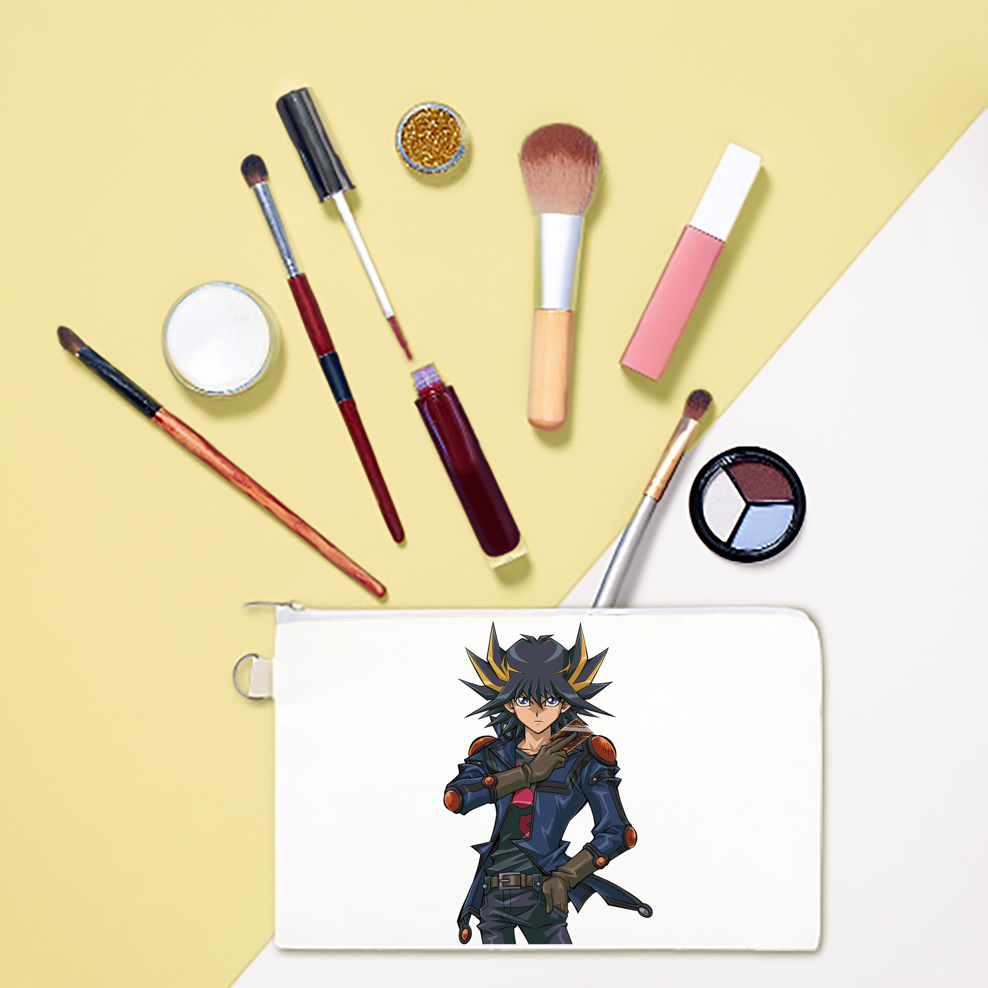 （画像用） 遊☆戯☆王 Yu-Gi-Oh! キャンバス生地ポーチ　小物入れ