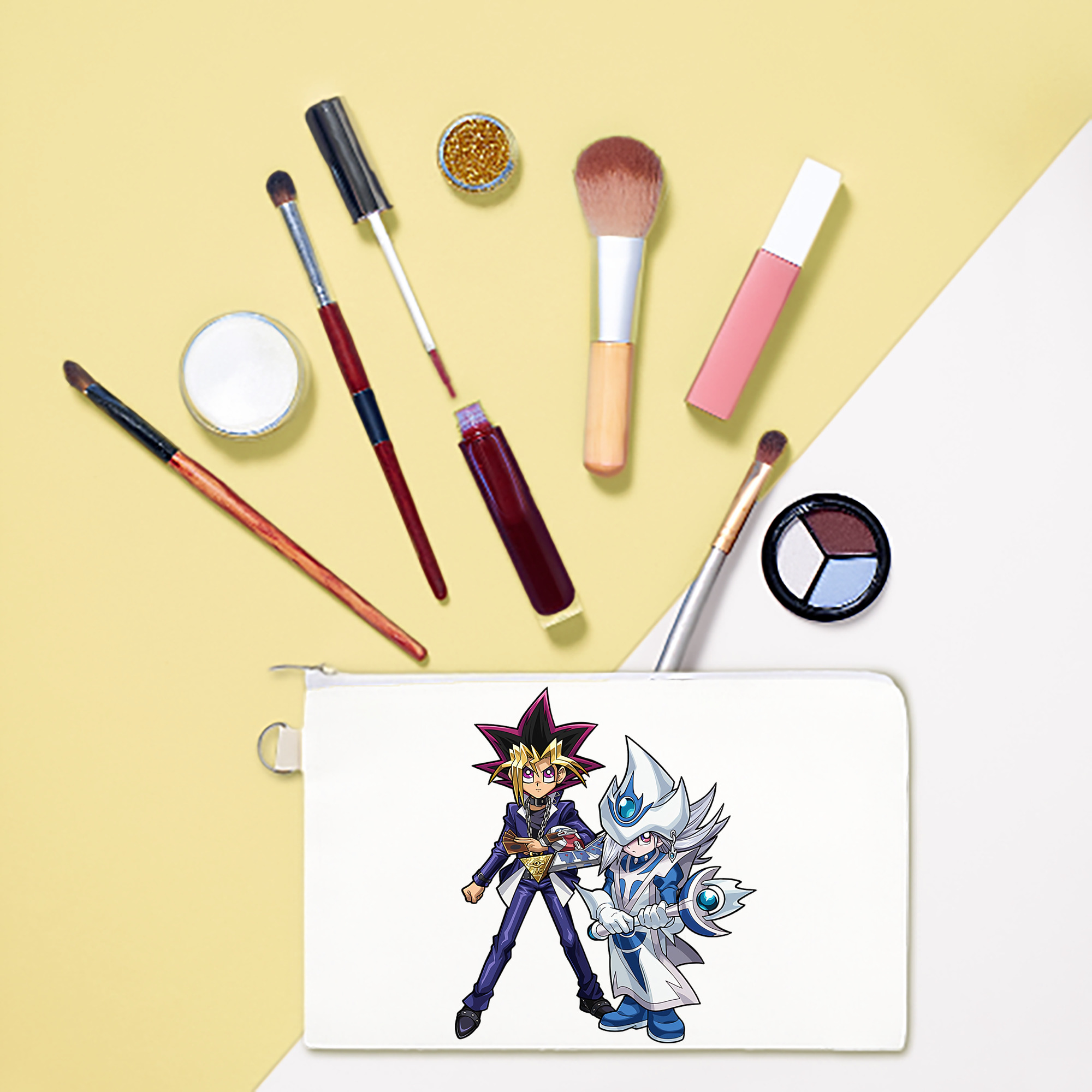 （画像用） 遊☆戯☆王 Yu-Gi-Oh! キャンバス生地ポーチ　小物入れ