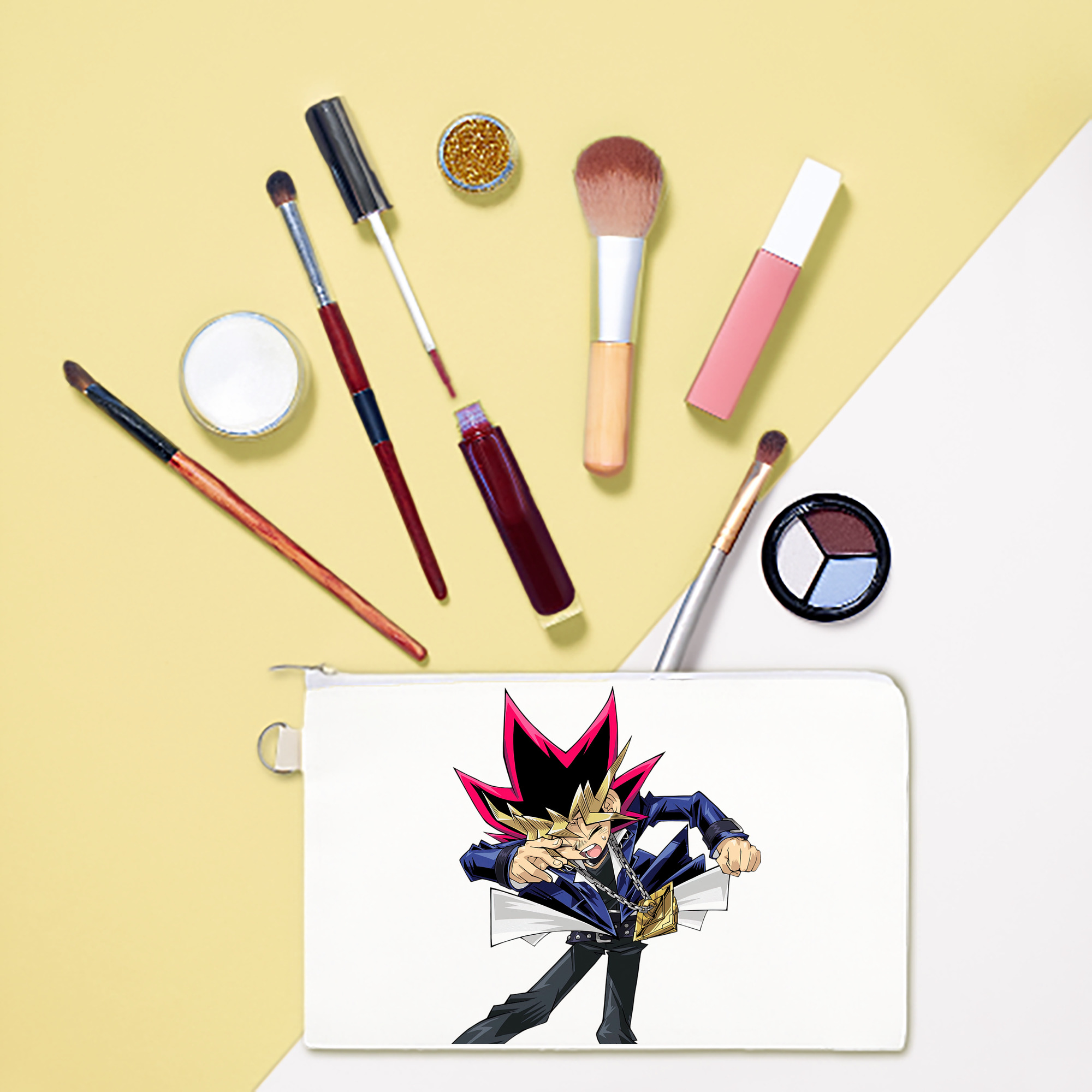 （画像用） 遊☆戯☆王 Yu-Gi-Oh! キャンバス生地ポーチ　小物入れ