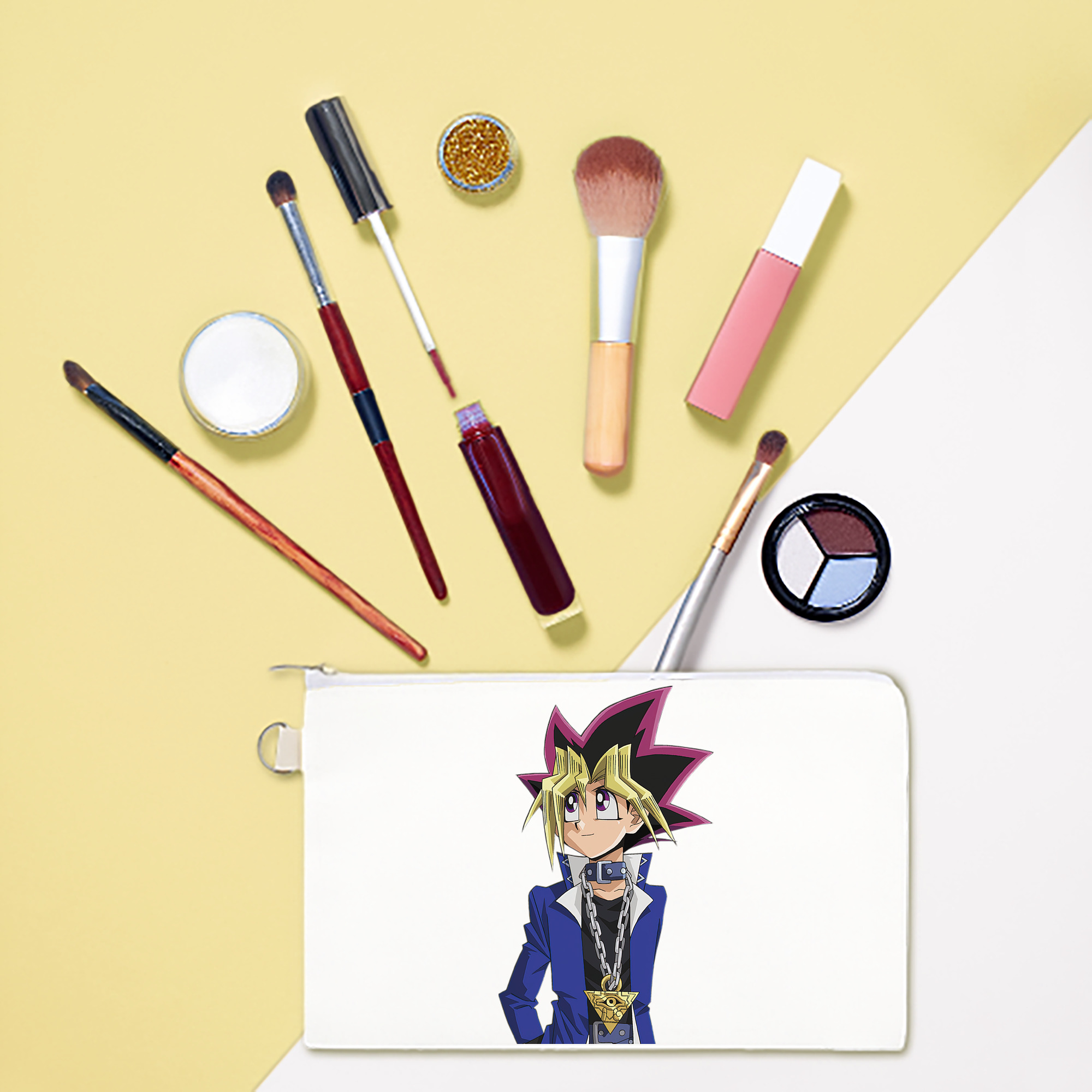 （画像用） 遊☆戯☆王 Yu-Gi-Oh! キャンバス生地ポーチ　小物入れ