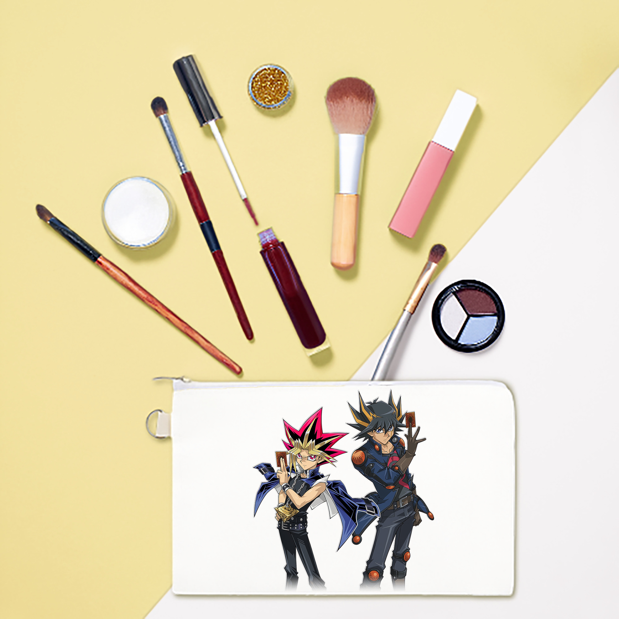 （画像用） 遊☆戯☆王 Yu-Gi-Oh! キャンバス生地ポーチ　小物入れ