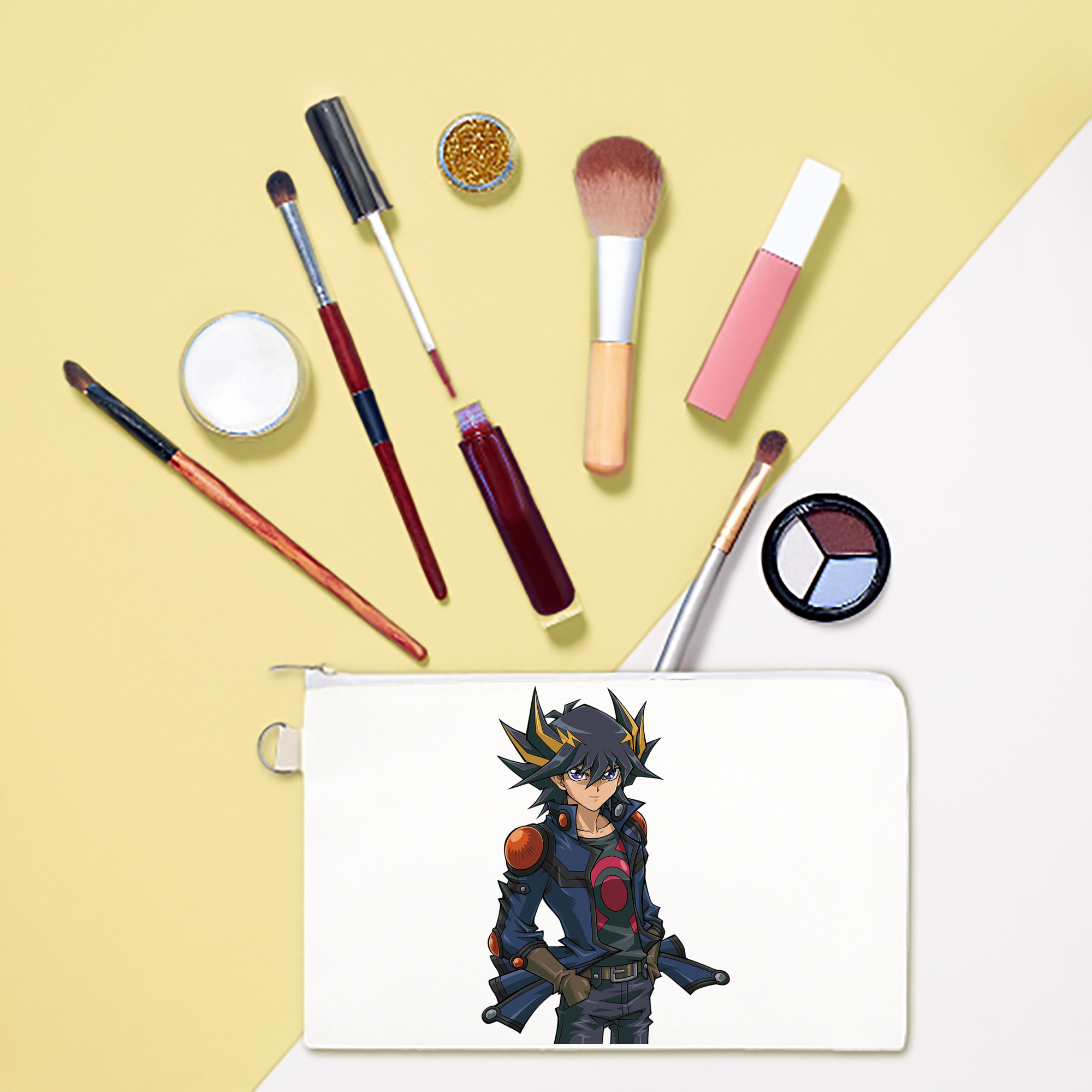 （画像用） 遊☆戯☆王 Yu-Gi-Oh! キャンバス生地ポーチ　小物入れ