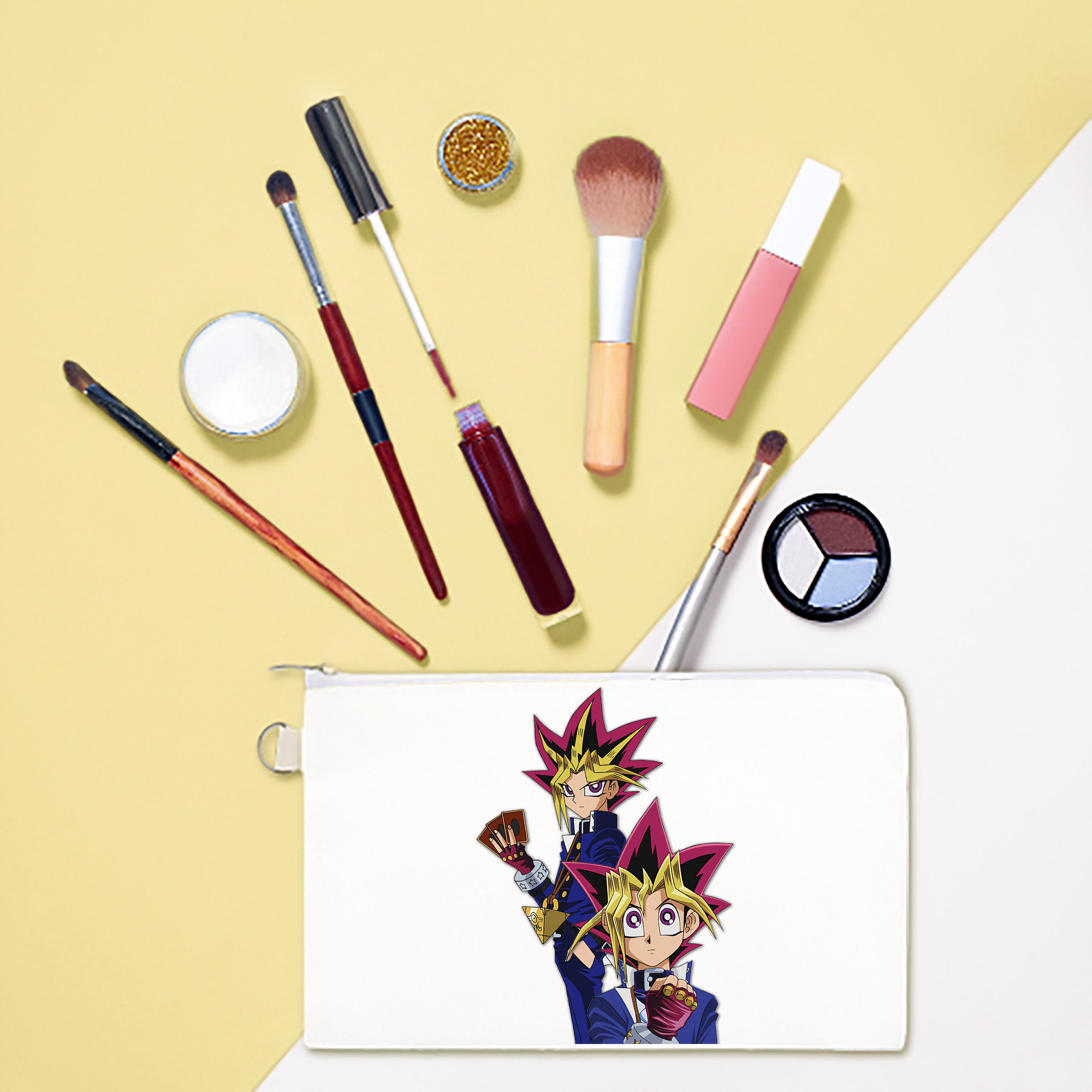 （画像用） 遊☆戯☆王 Yu-Gi-Oh! キャンバス生地ポーチ　小物入れ