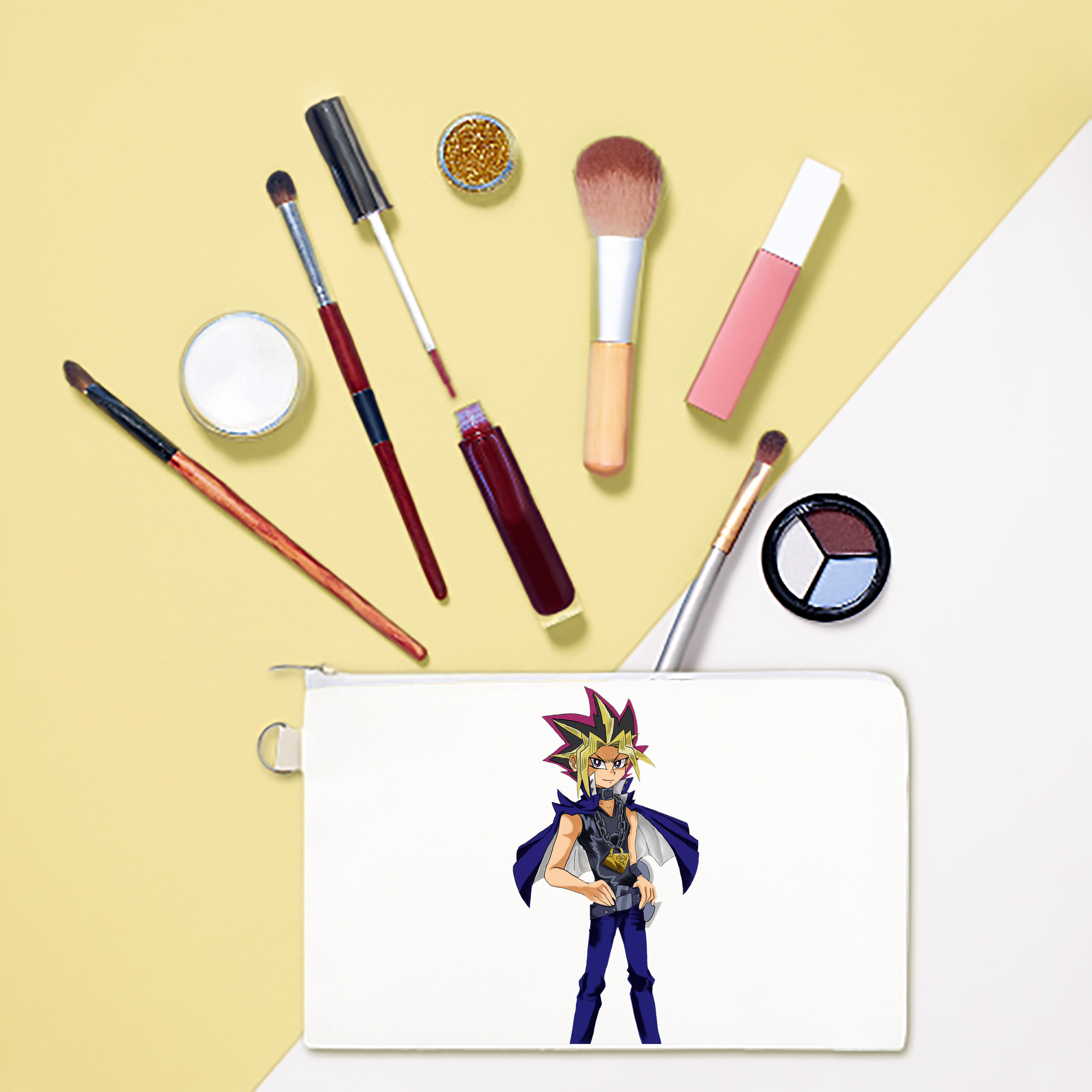 （画像用） 遊☆戯☆王 Yu-Gi-Oh! キャンバス生地ポーチ　小物入れ
