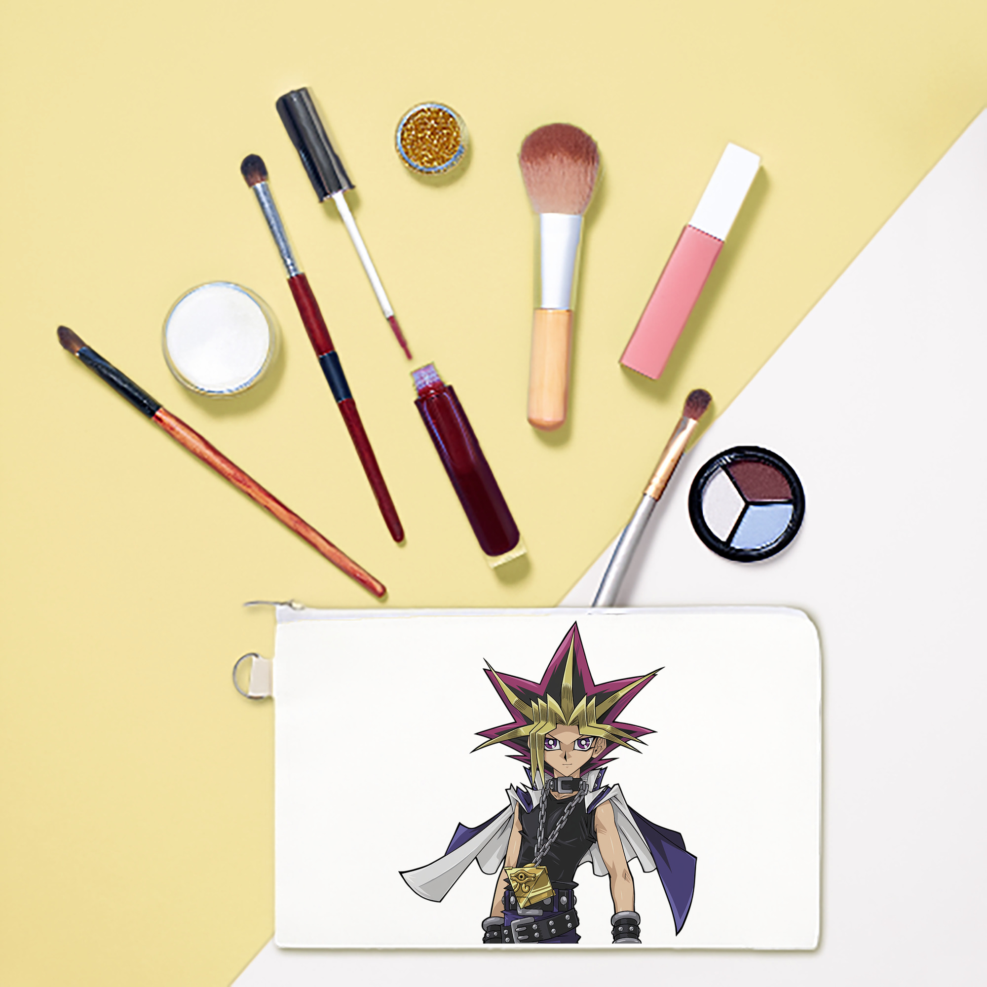 （画像用） 遊☆戯☆王 Yu-Gi-Oh! キャンバス生地ポーチ　小物入れ