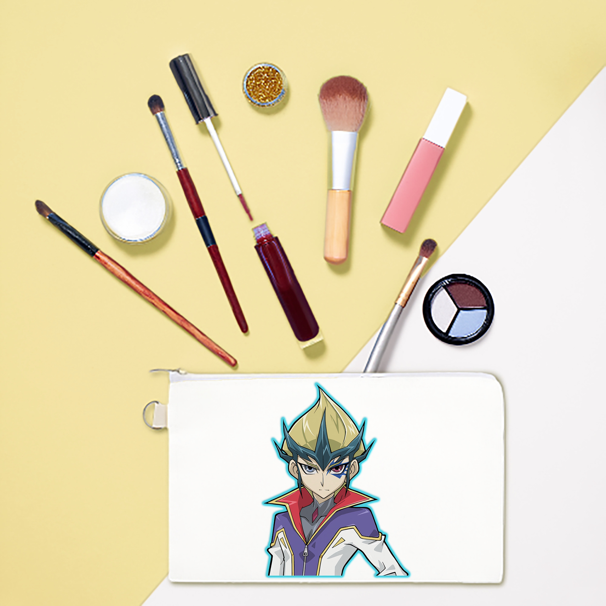 （画像用） 遊☆戯☆王 Yu-Gi-Oh! キャンバス生地ポーチ　小物入れ