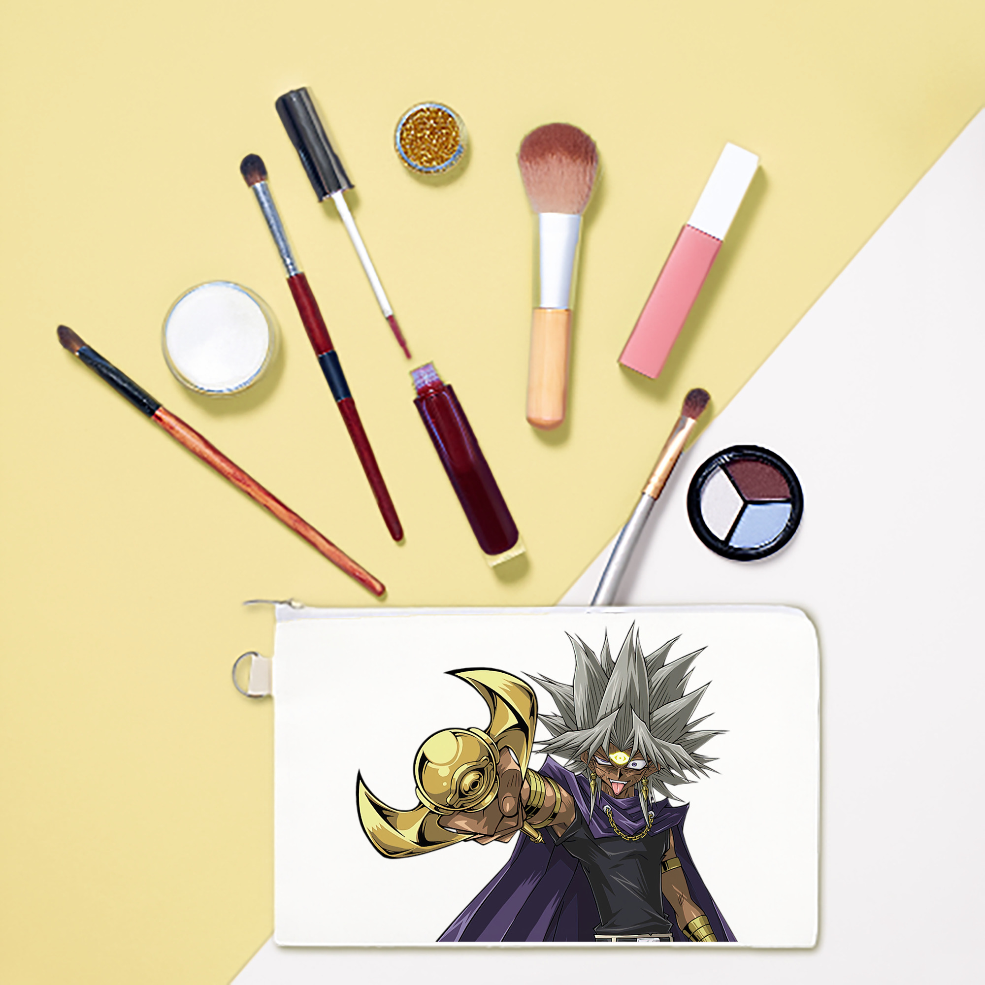 （画像用） 遊☆戯☆王 Yu-Gi-Oh! キャンバス生地ポーチ　小物入れ