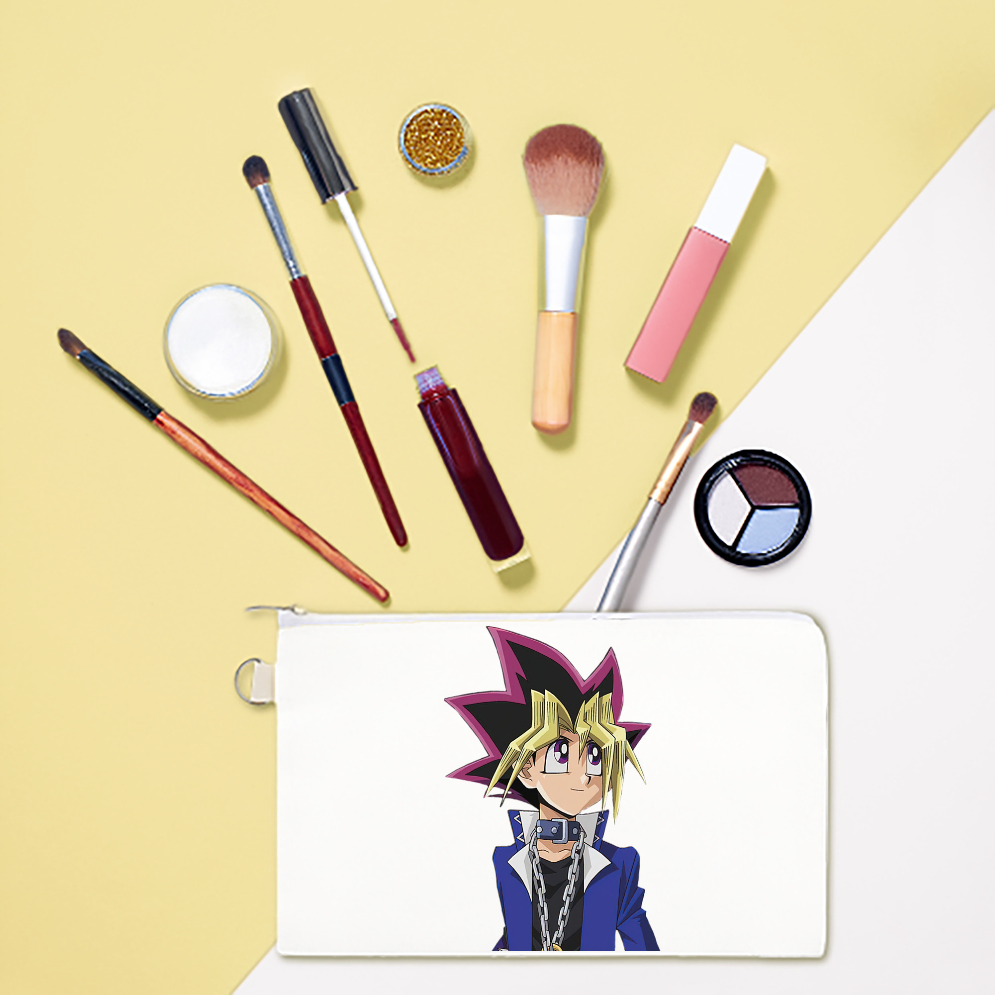 （画像用） 遊☆戯☆王 Yu-Gi-Oh! キャンバス生地ポーチ　小物入れ