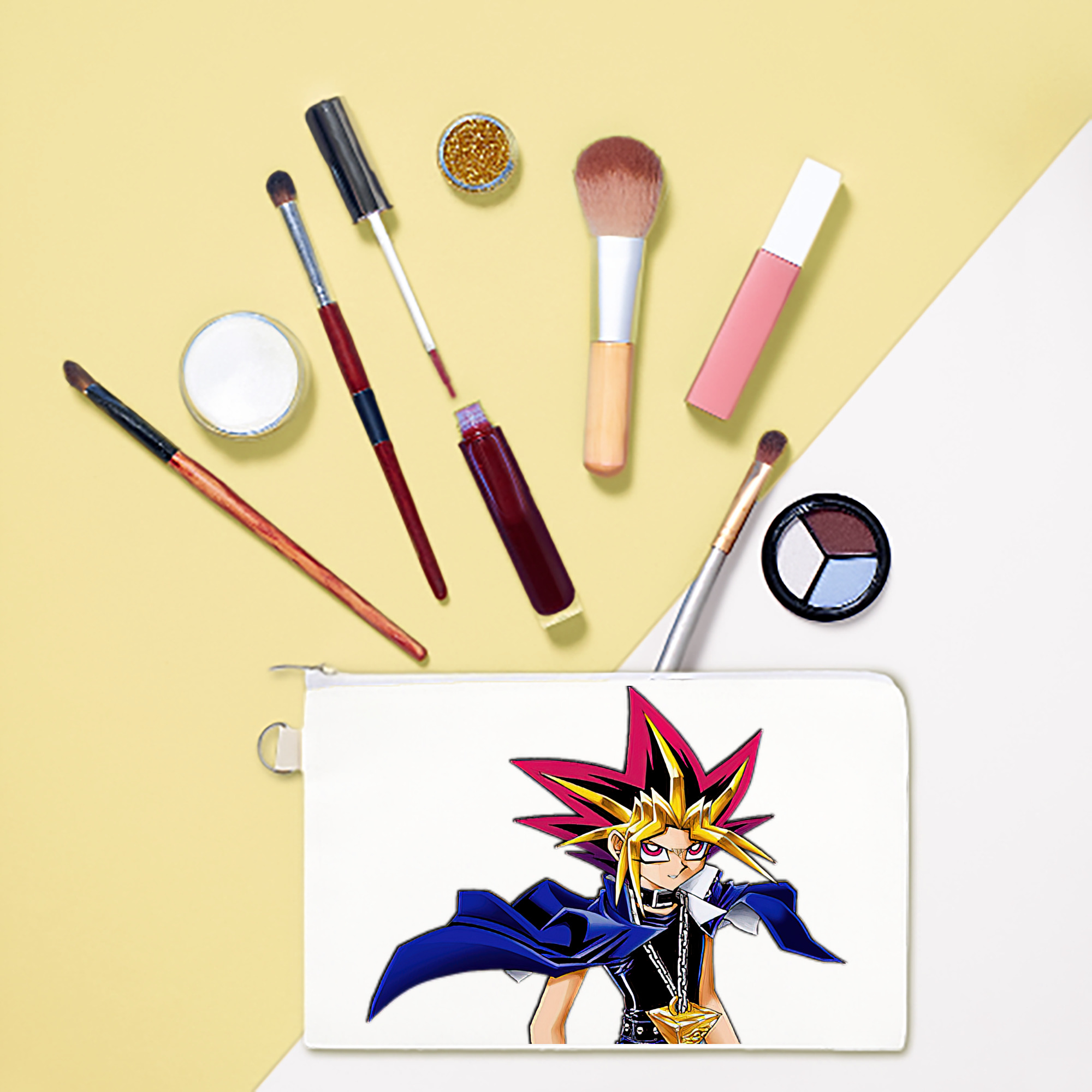 （画像用） 遊☆戯☆王 Yu-Gi-Oh! キャンバス生地ポーチ　小物入れ