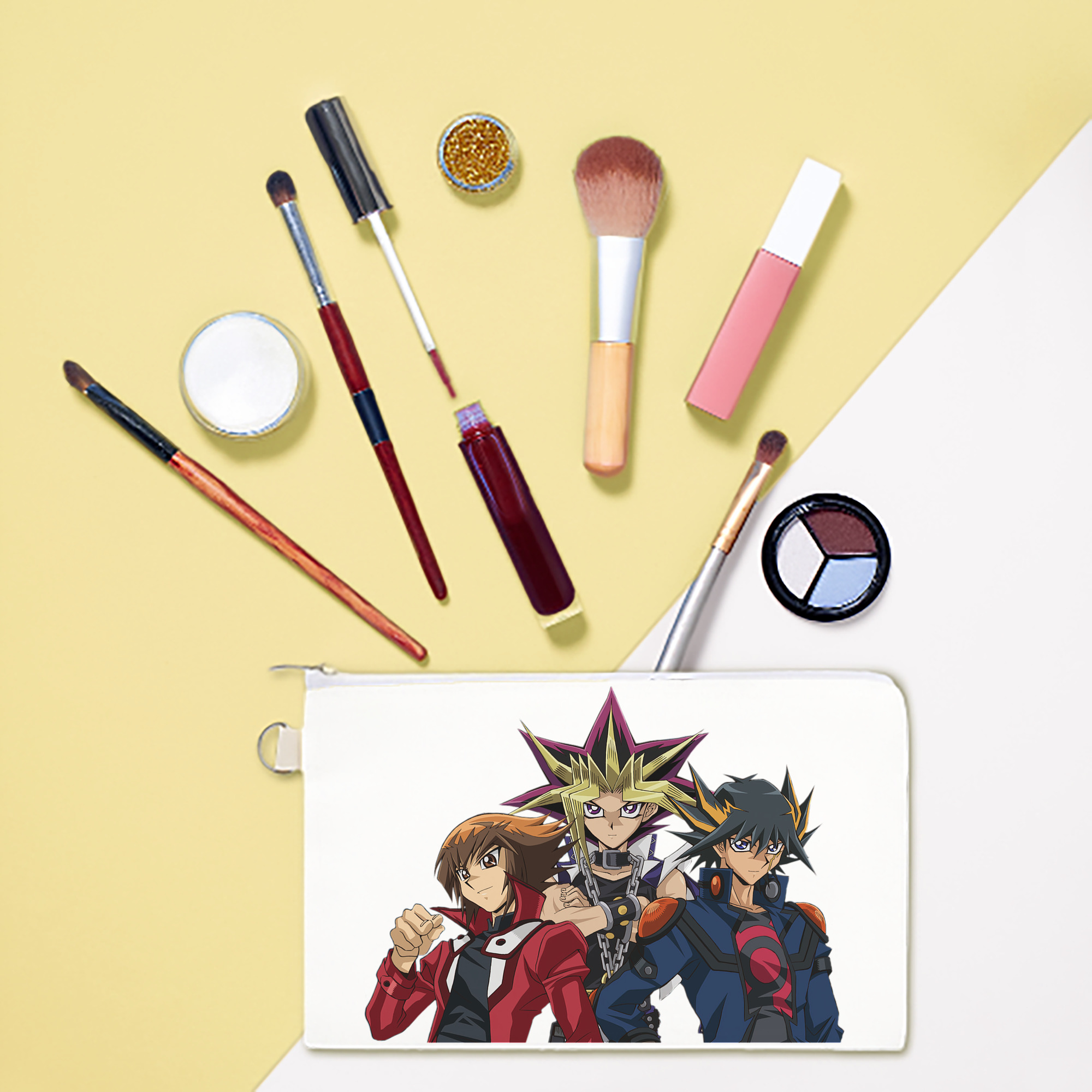 （画像用） 遊☆戯☆王 Yu-Gi-Oh! キャンバス生地ポーチ　小物入れ