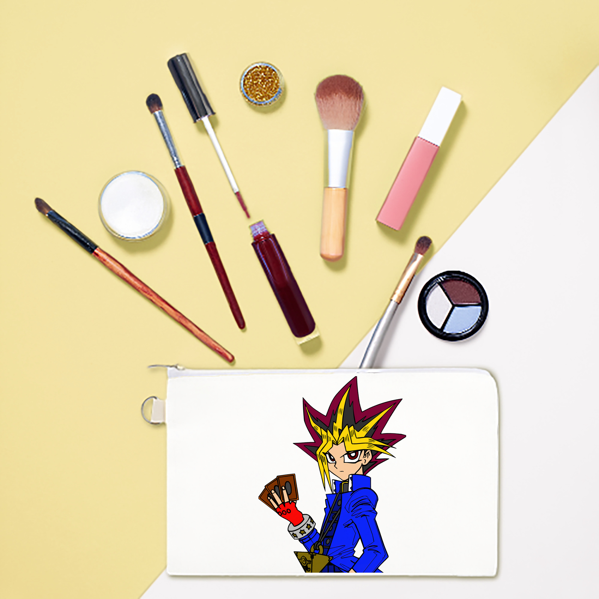 （画像用） 遊☆戯☆王 Yu-Gi-Oh! キャンバス生地ポーチ　小物入れ