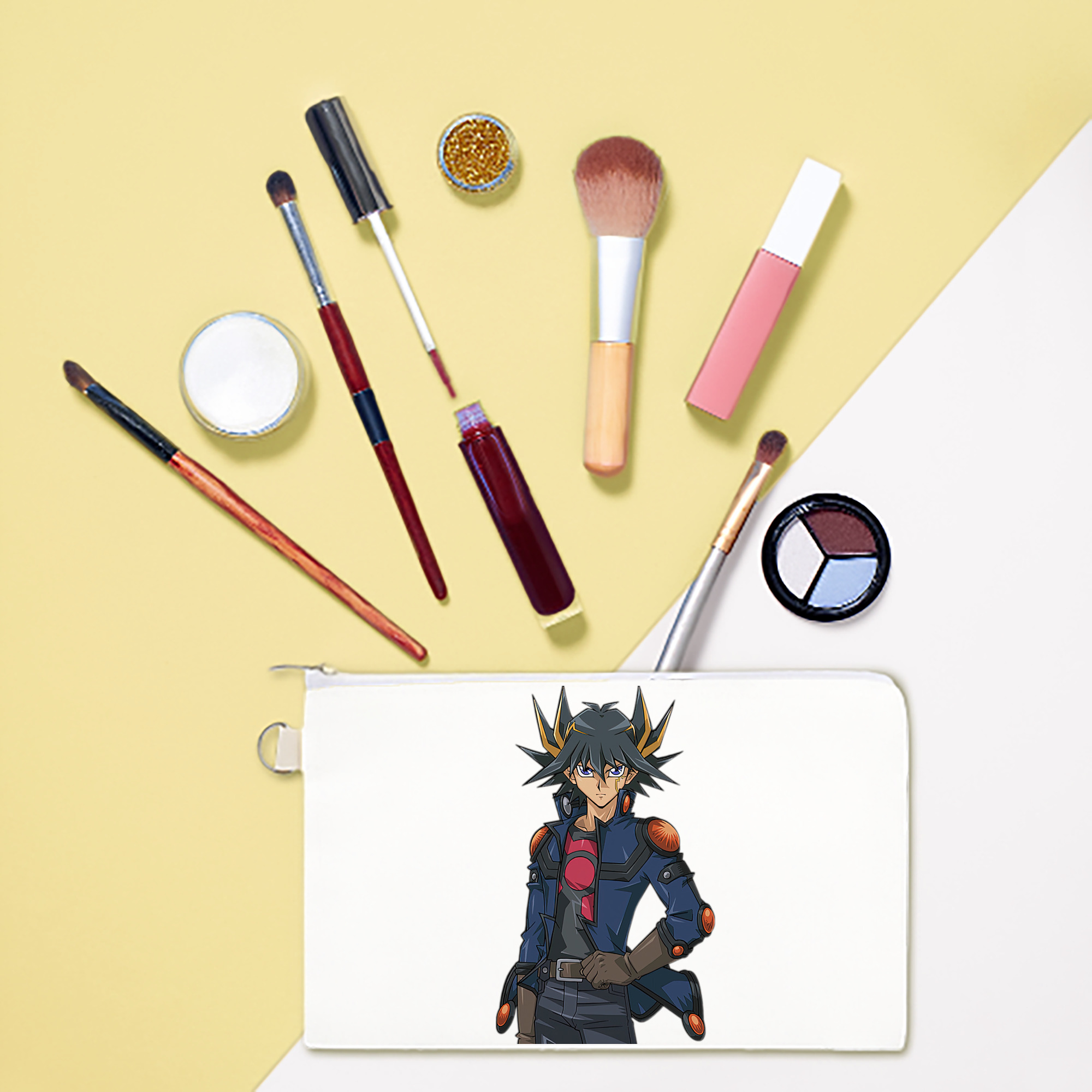 （画像用） 遊☆戯☆王 Yu-Gi-Oh! キャンバス生地ポーチ　小物入れ