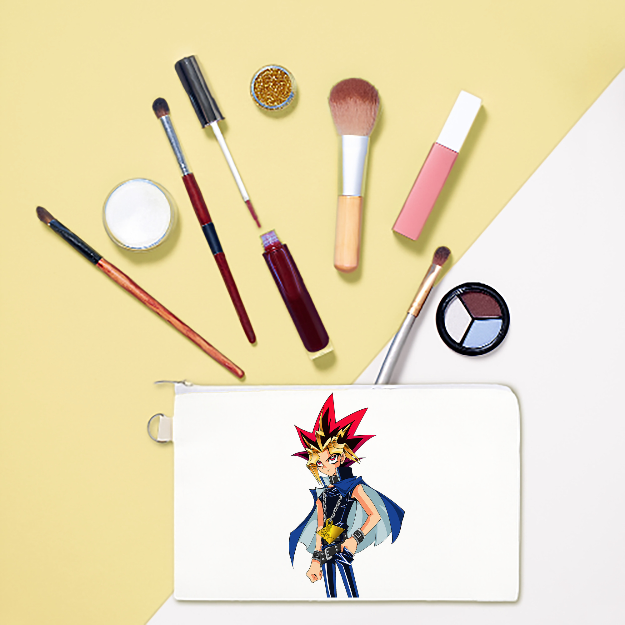 （画像用） 遊☆戯☆王 Yu-Gi-Oh! キャンバス生地ポーチ　小物入れ