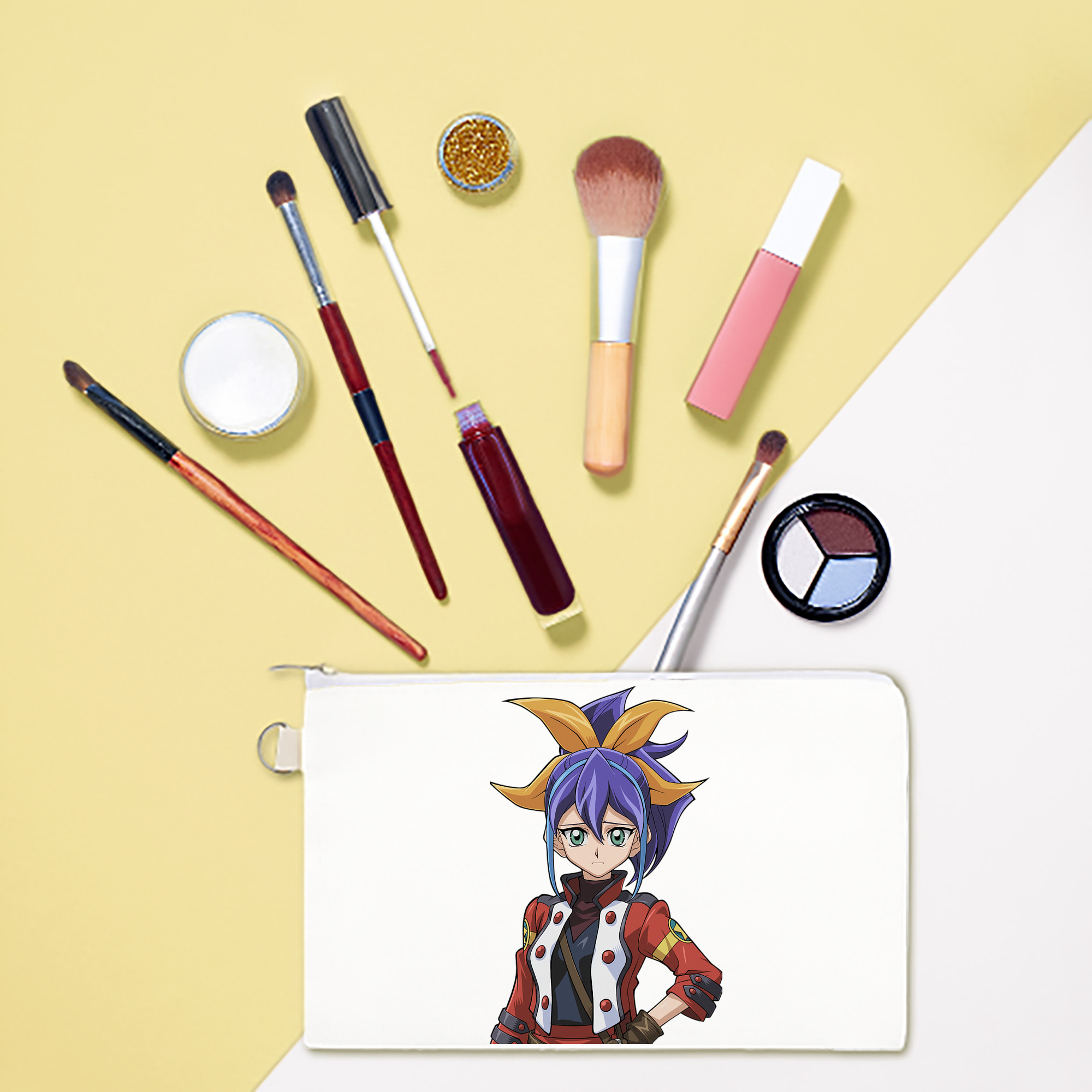 （画像用） 遊☆戯☆王 Yu-Gi-Oh! キャンバス生地ポーチ　小物入れ