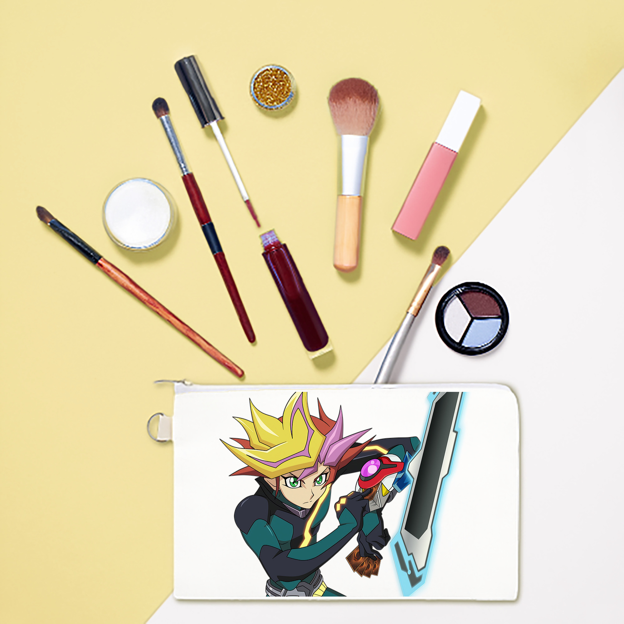 （画像用） 遊☆戯☆王 Yu-Gi-Oh! キャンバス生地ポーチ　小物入れ
