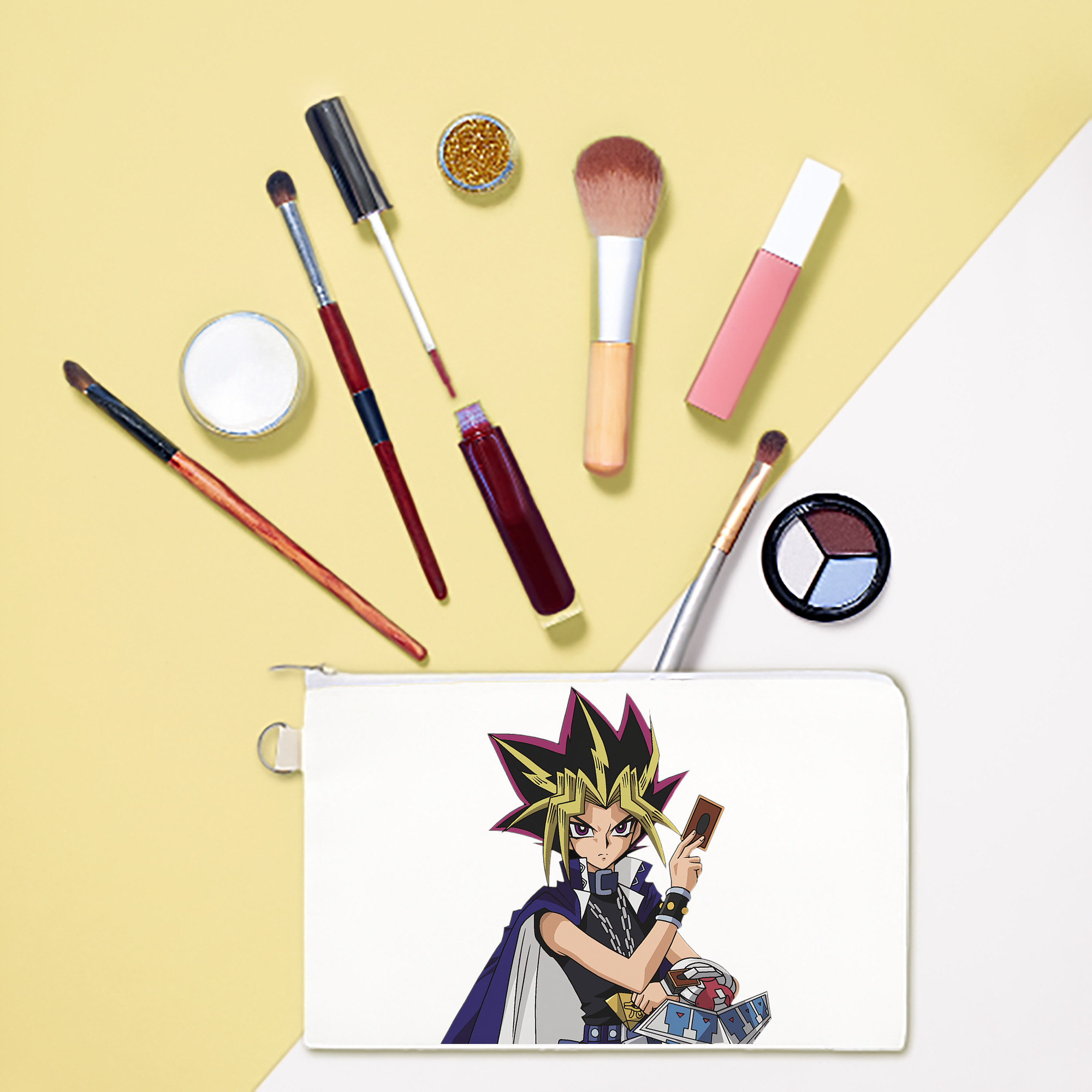 （画像用） 遊☆戯☆王 Yu-Gi-Oh! キャンバス生地ポーチ　小物入れ