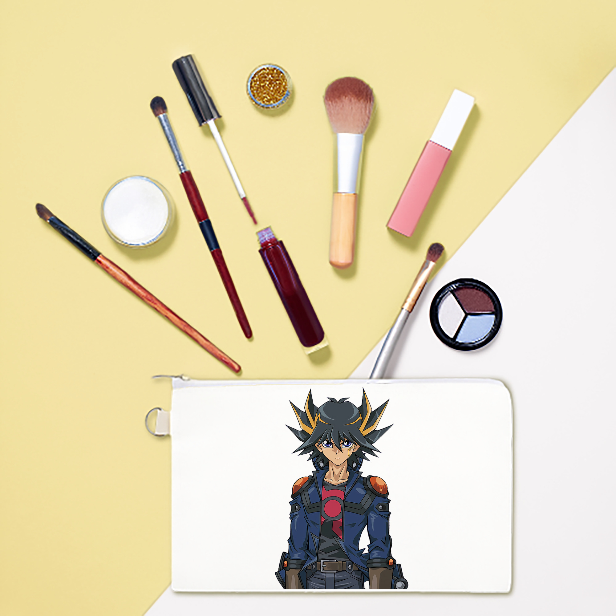 （画像用） 遊☆戯☆王 Yu-Gi-Oh! キャンバス生地ポーチ　小物入れ