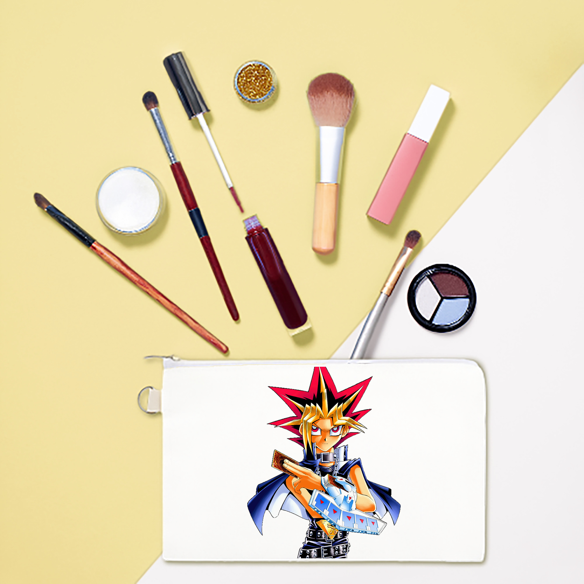 （画像用） 遊☆戯☆王 Yu-Gi-Oh! キャンバス生地ポーチ　小物入れ