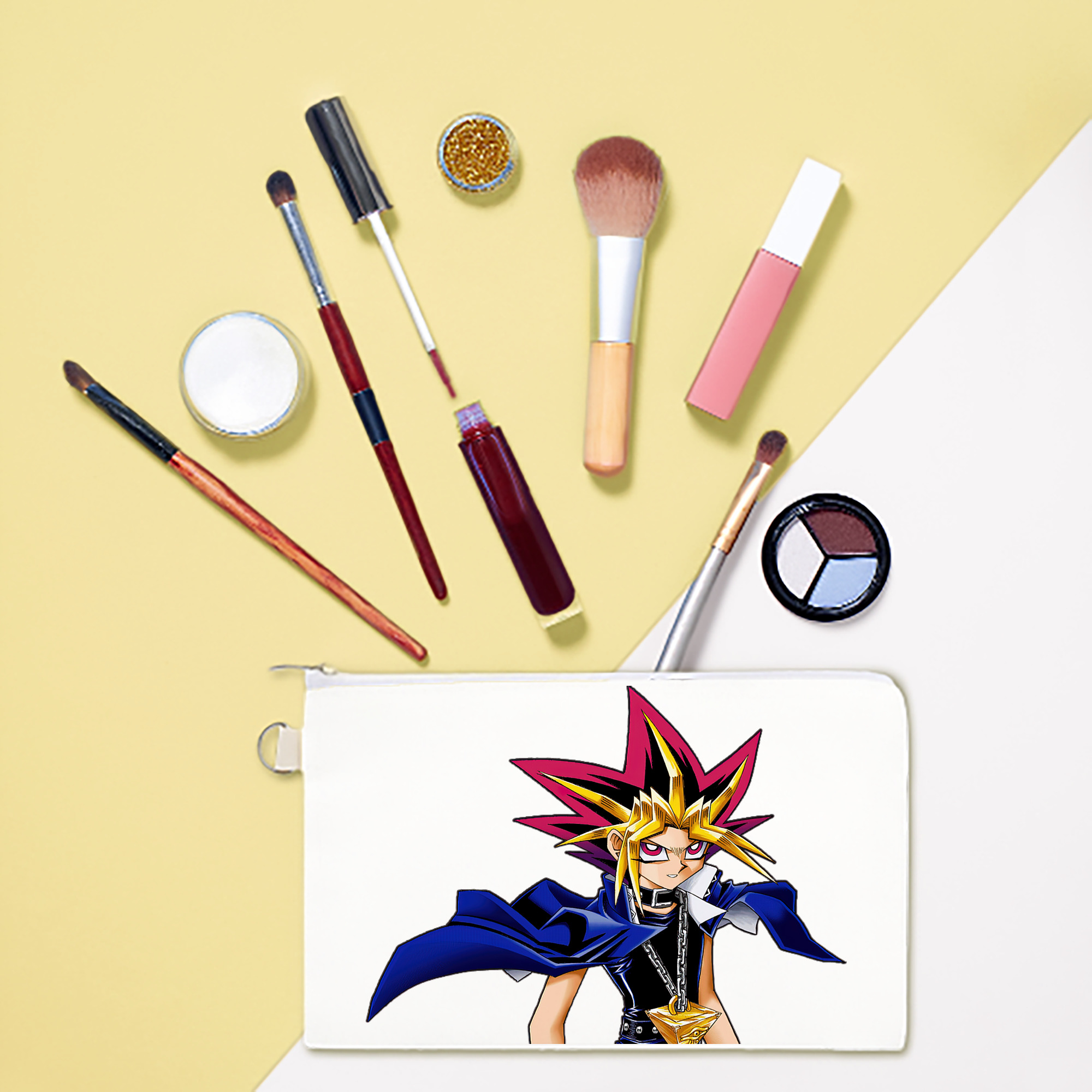 （画像用） 遊☆戯☆王 Yu-Gi-Oh! キャンバス生地ポーチ　小物入れ