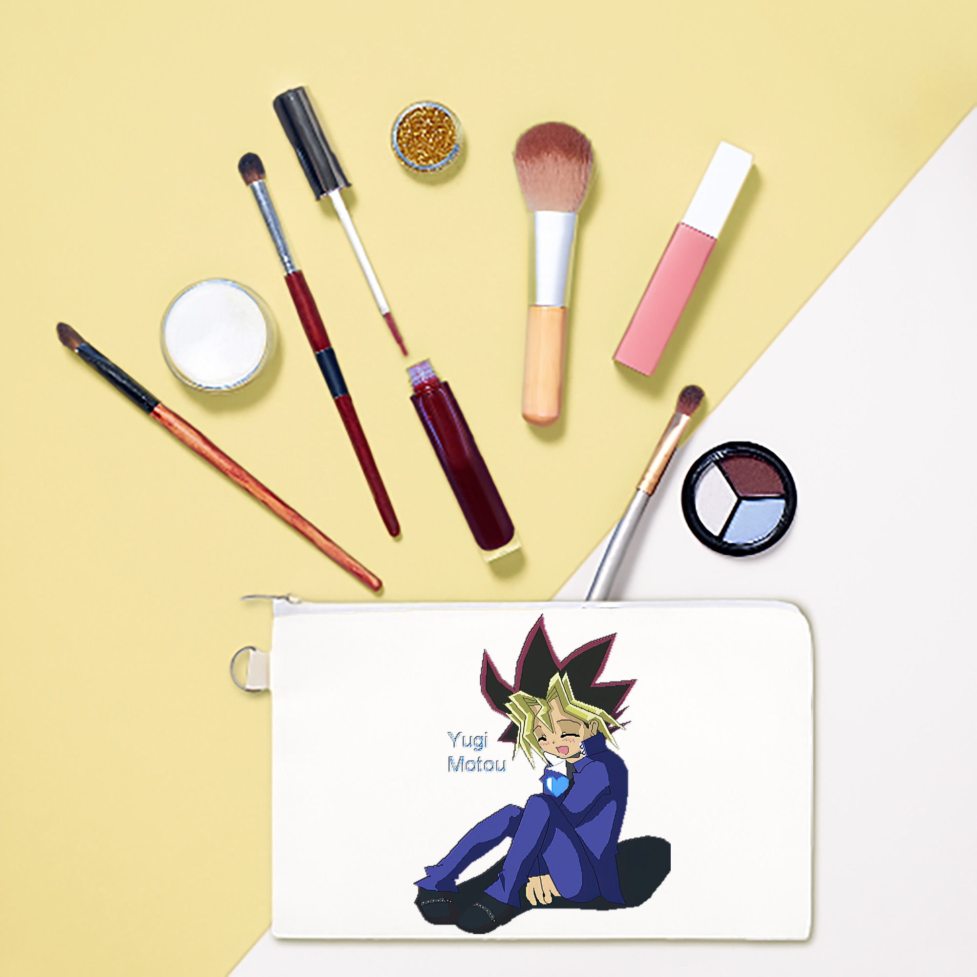 （画像用） 遊☆戯☆王 Yu-Gi-Oh! キャンバス生地ポーチ　小物入れ