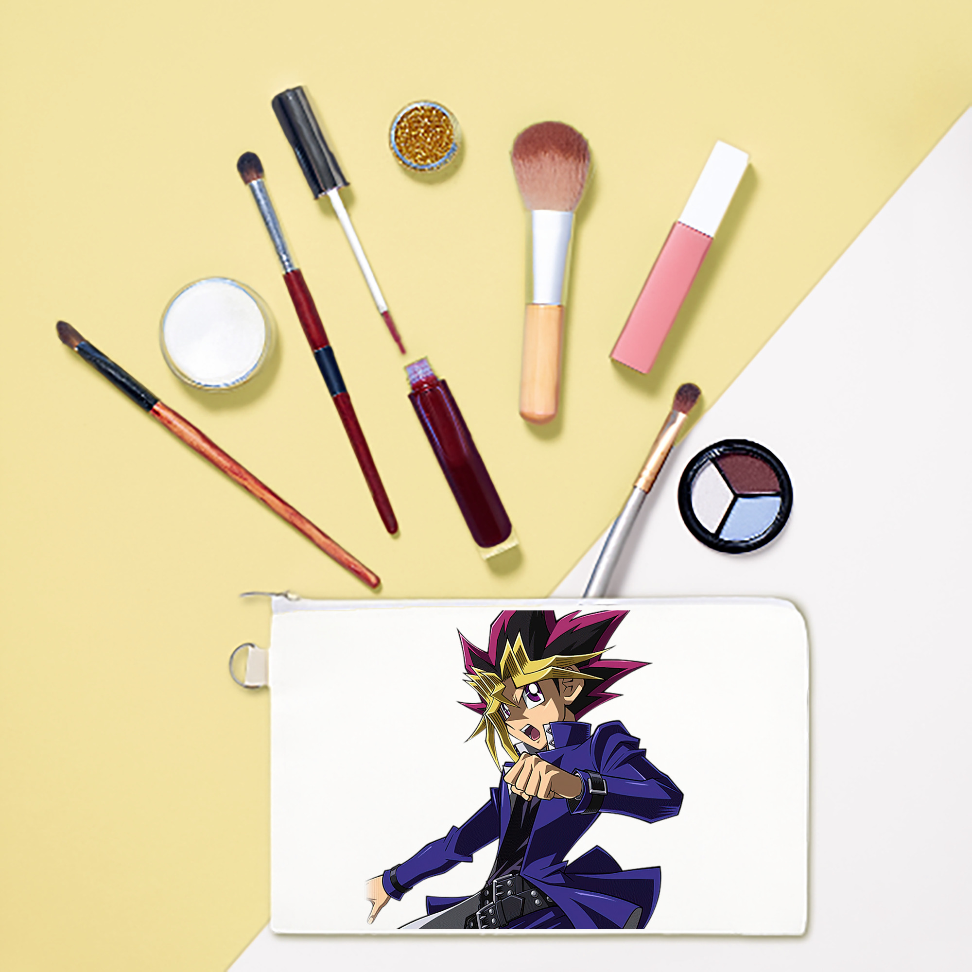 （画像用） 遊☆戯☆王 Yu-Gi-Oh! キャンバス生地ポーチ　小物入れ
