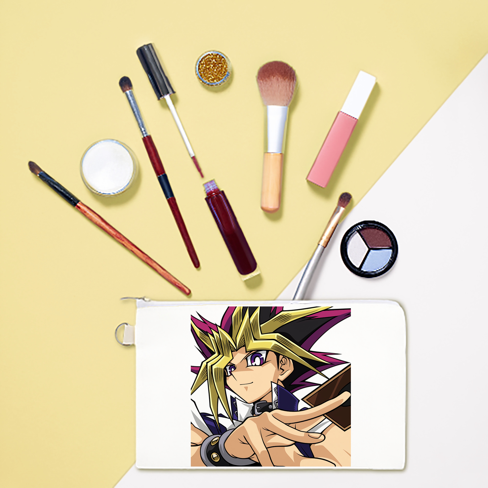 （画像用） 遊☆戯☆王 Yu-Gi-Oh! キャンバス生地ポーチ　小物入れ