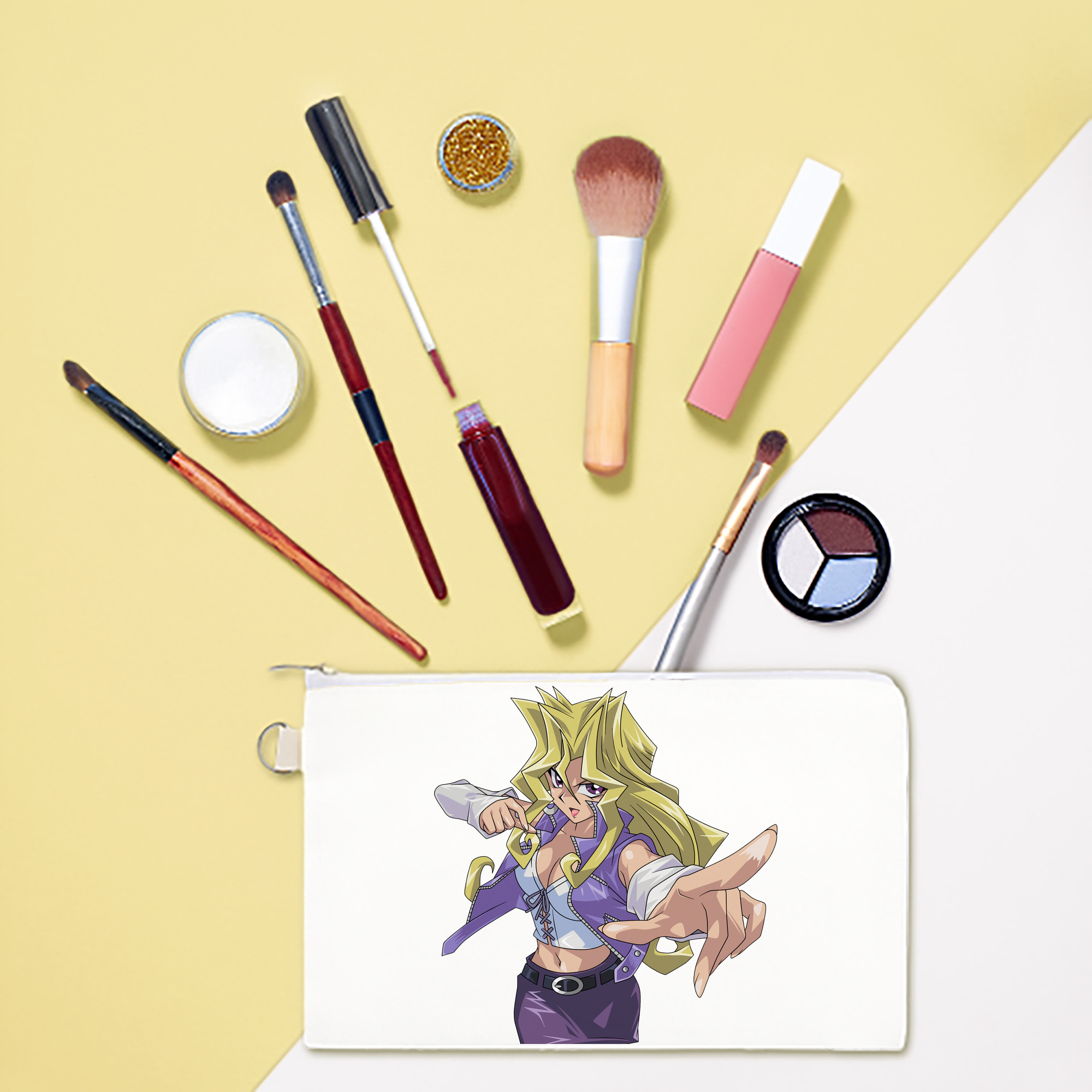 （画像用） 遊☆戯☆王 Yu-Gi-Oh! キャンバス生地ポーチ　小物入れ