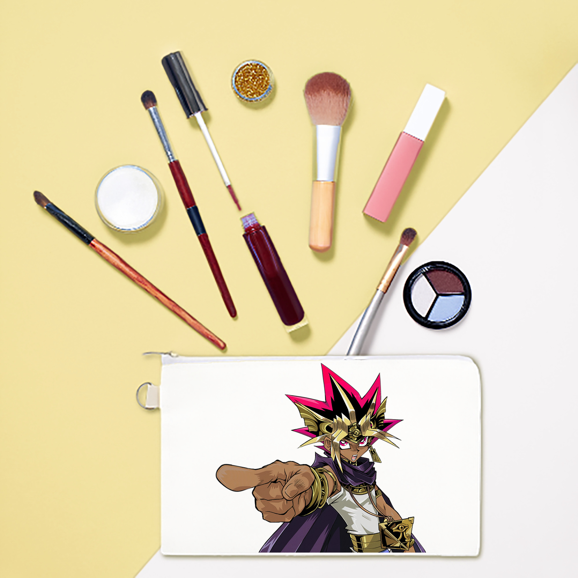 （画像用） 遊☆戯☆王 Yu-Gi-Oh! キャンバス生地ポーチ　小物入れ