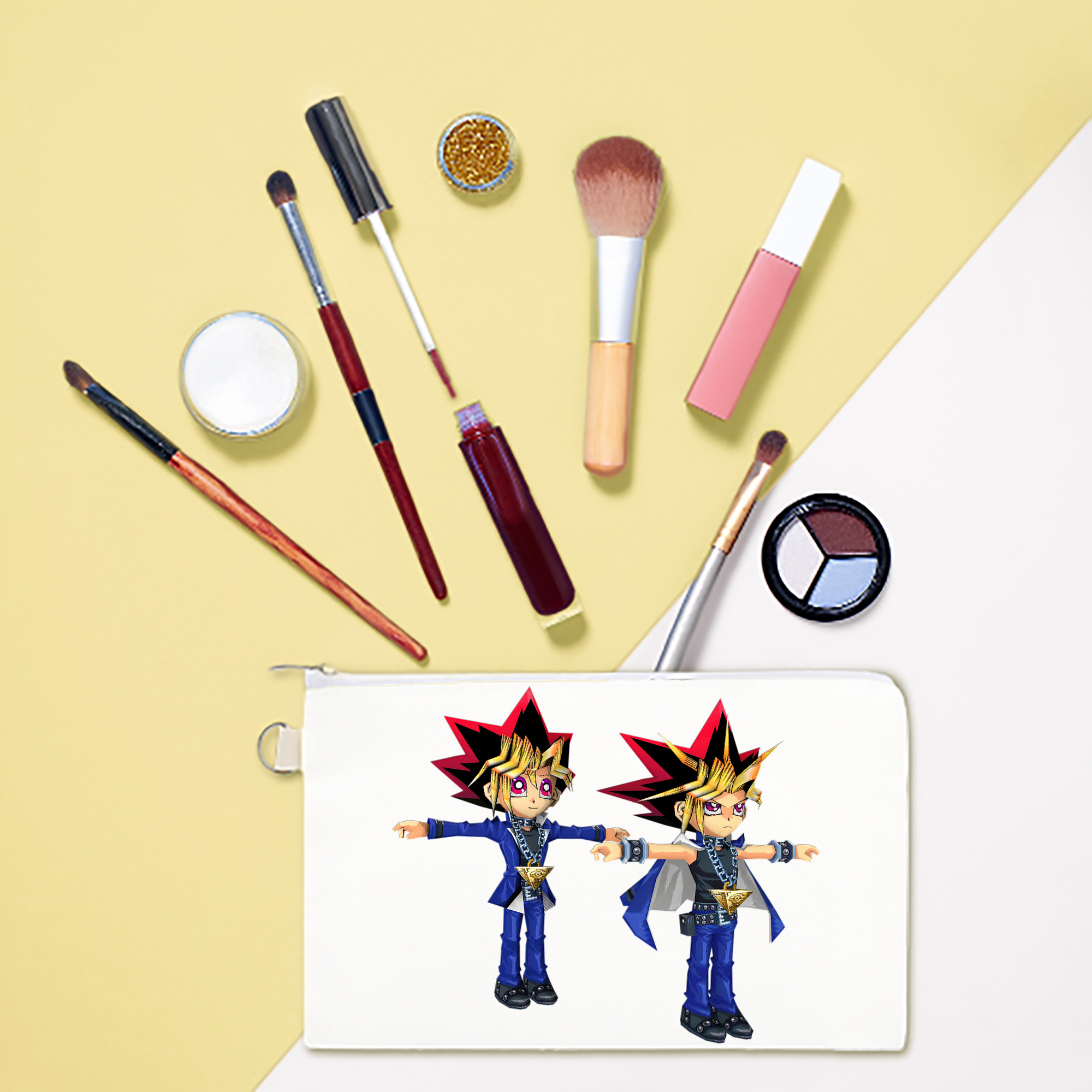 （画像用） 遊☆戯☆王 Yu-Gi-Oh! キャンバス生地ポーチ　小物入れ
