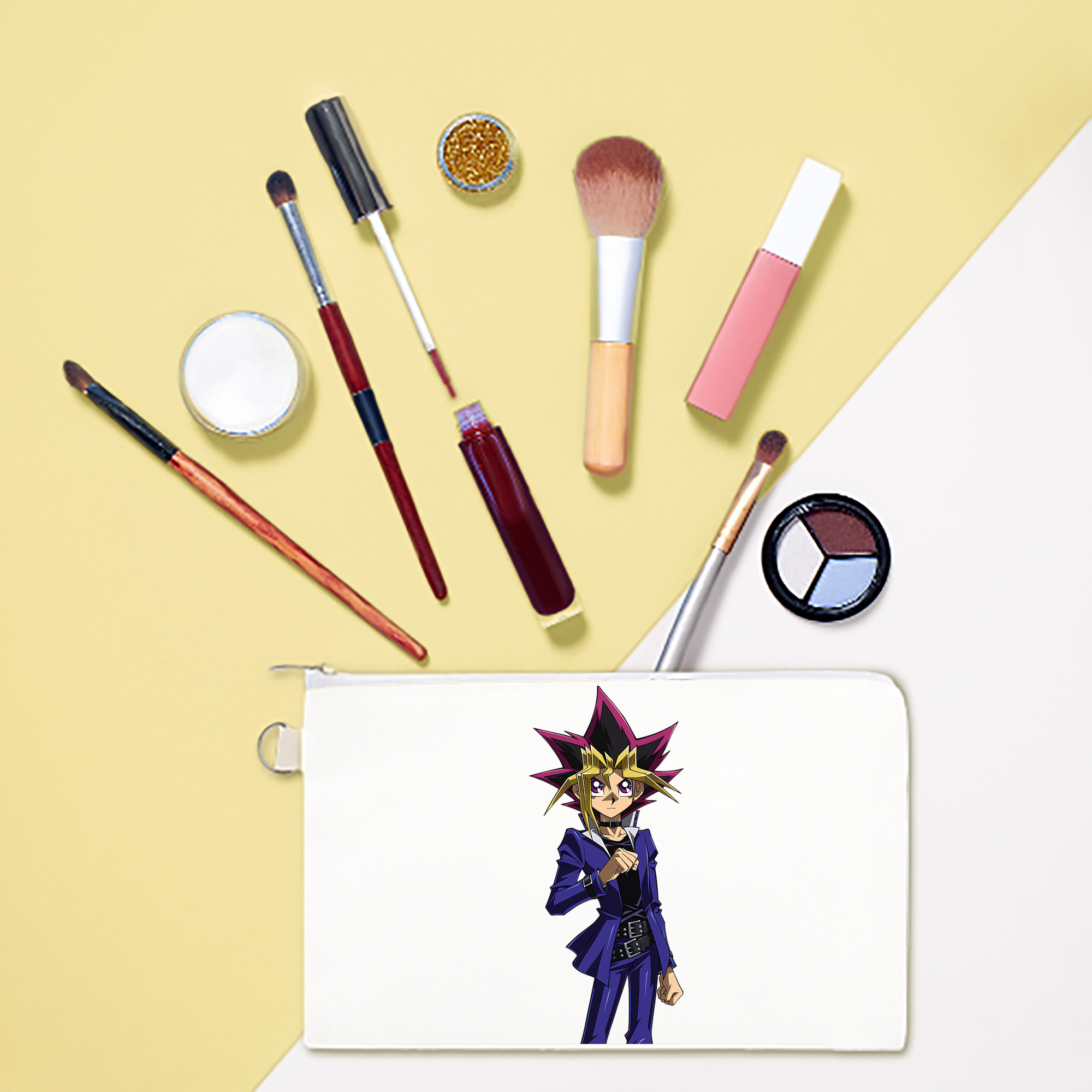 （画像用） 遊☆戯☆王 Yu-Gi-Oh! キャンバス生地ポーチ　小物入れ