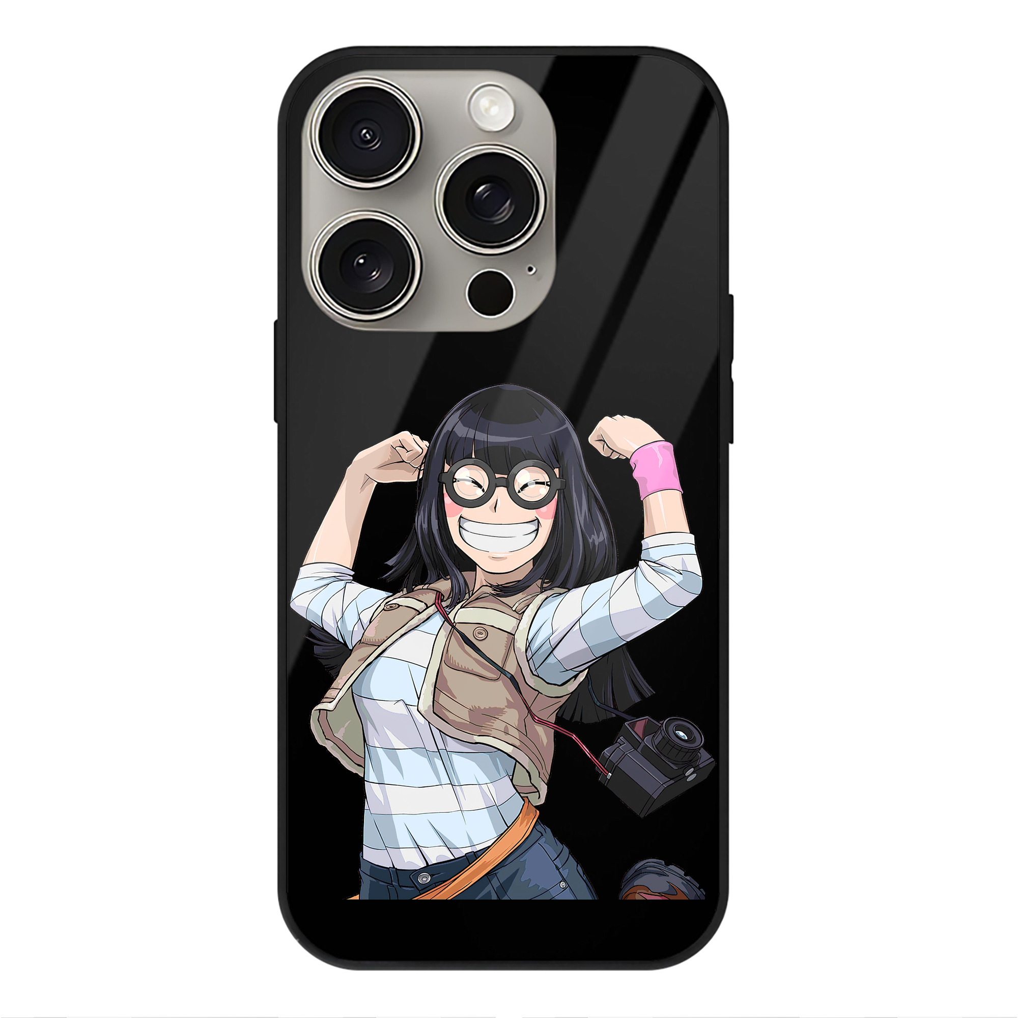（画像用） 遊☆戯☆王 Yu-Gi-Oh! 【iPhone15Pro対応】スマホケース 耐衝撃＆黄変防止 背面ガラス