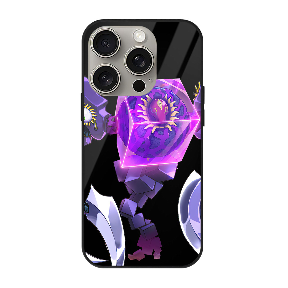 遊☆戯☆王 Yu-Gi-Oh! 【iPhone15Pro対応】スマホケース 耐衝撃＆黄変防止 背面ガラス