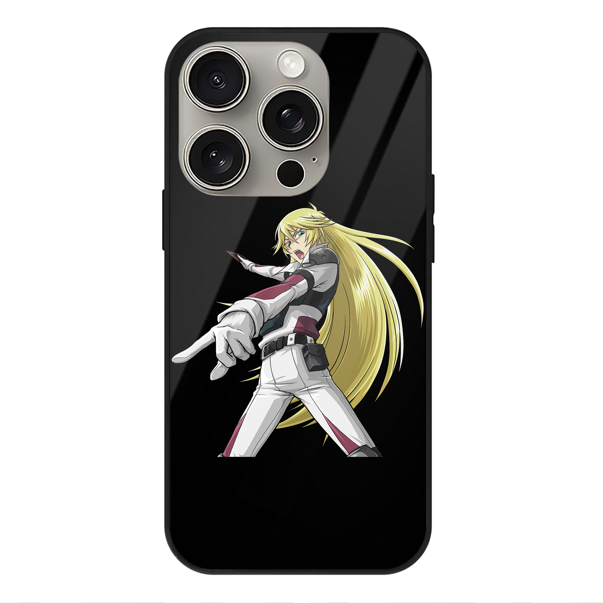 遊☆戯☆王 Yu-Gi-Oh! 【iPhone15Pro対応】スマホケース 耐衝撃＆黄変防止 背面ガラス