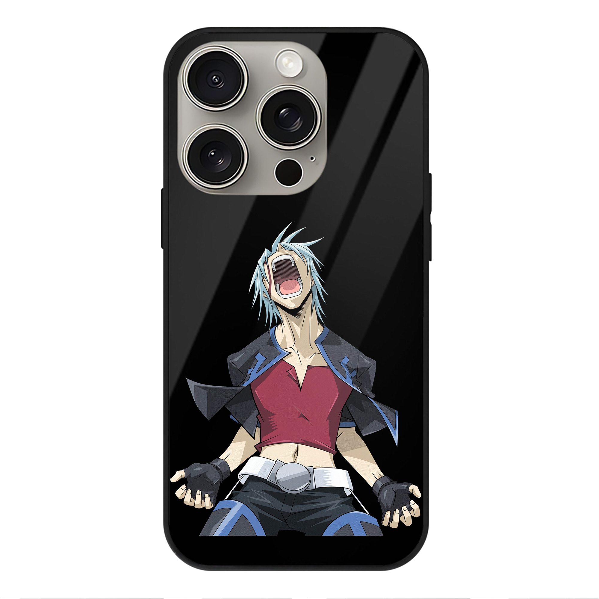 遊☆戯☆王 Yu-Gi-Oh! 【iPhone15Pro対応】スマホケース 耐衝撃＆黄変防止 背面ガラス