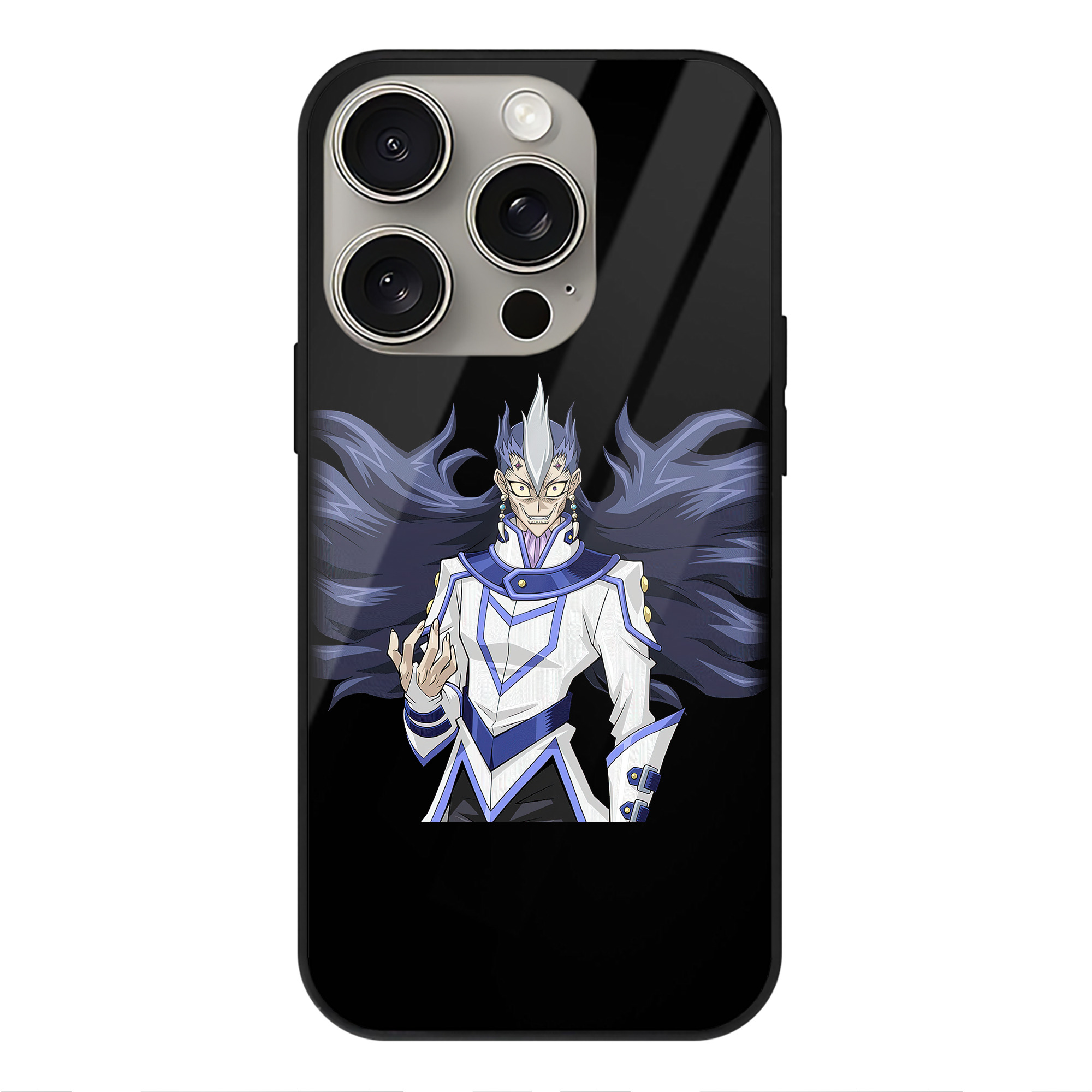 （画像用） 遊☆戯☆王 Yu-Gi-Oh! 【iPhone15Pro対応】スマホケース 耐衝撃＆黄変防止 背面ガラス