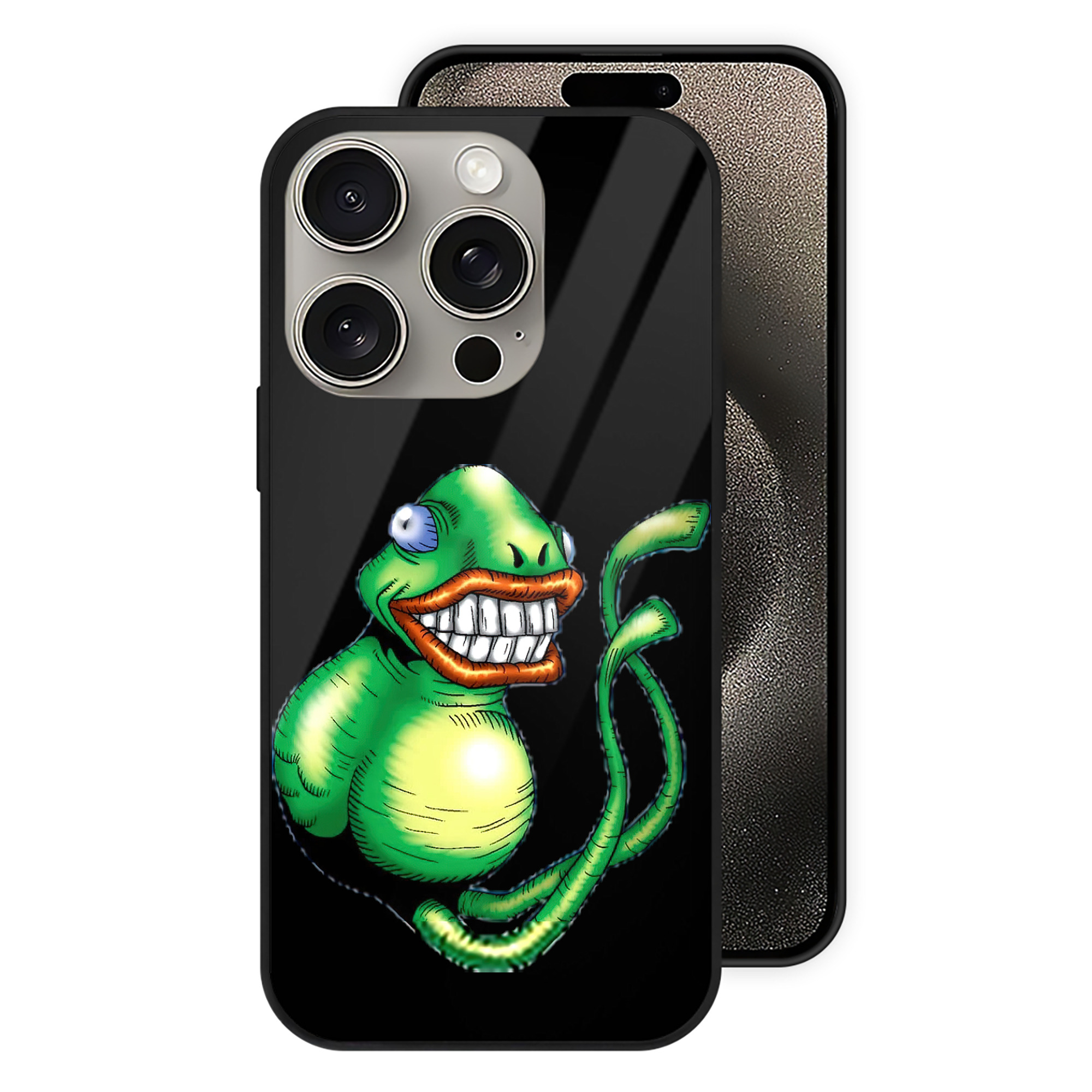 （画像用） 遊☆戯☆王 Yu-Gi-Oh! 【iPhone15Pro対応】スマホケース 耐衝撃＆黄変防止 背面ガラス