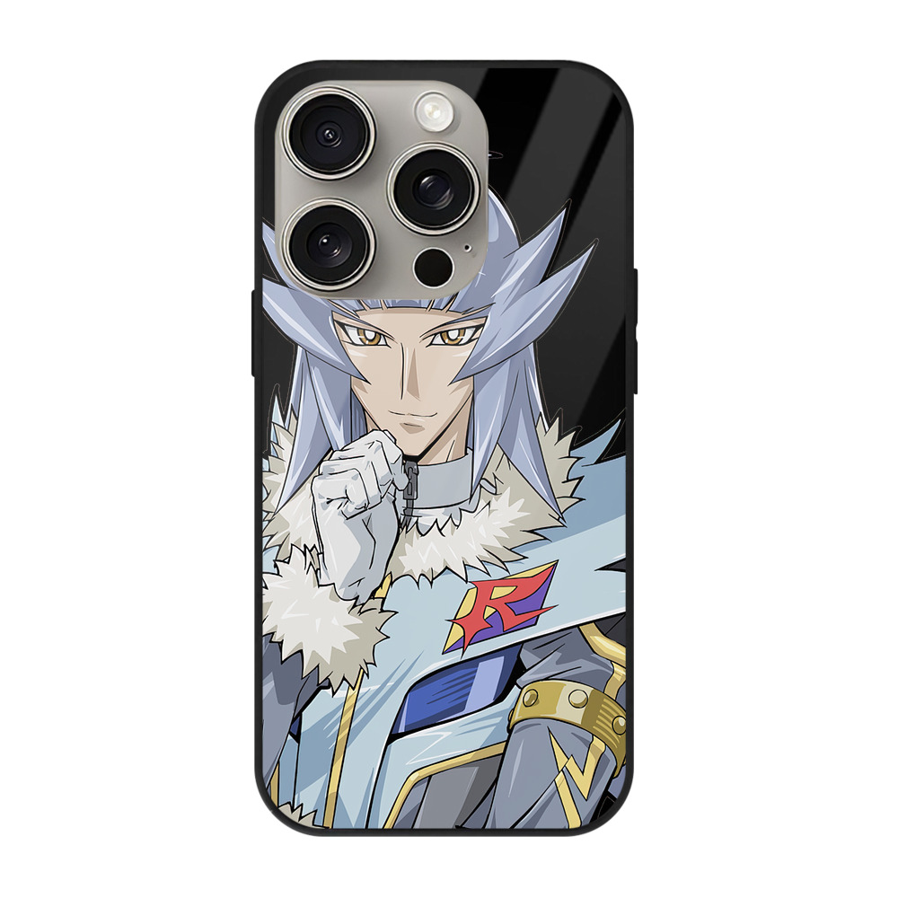 遊☆戯☆王 Yu-Gi-Oh! 【iPhone15Pro対応】スマホケース 耐衝撃＆黄変防止 背面ガラス