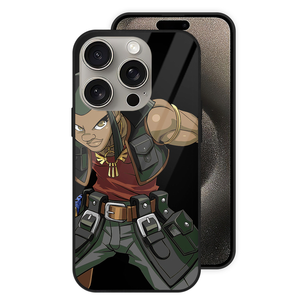 （画像用） 遊☆戯☆王 Yu-Gi-Oh! 【iPhone15Pro対応】スマホケース 耐衝撃＆黄変防止 背面ガラス