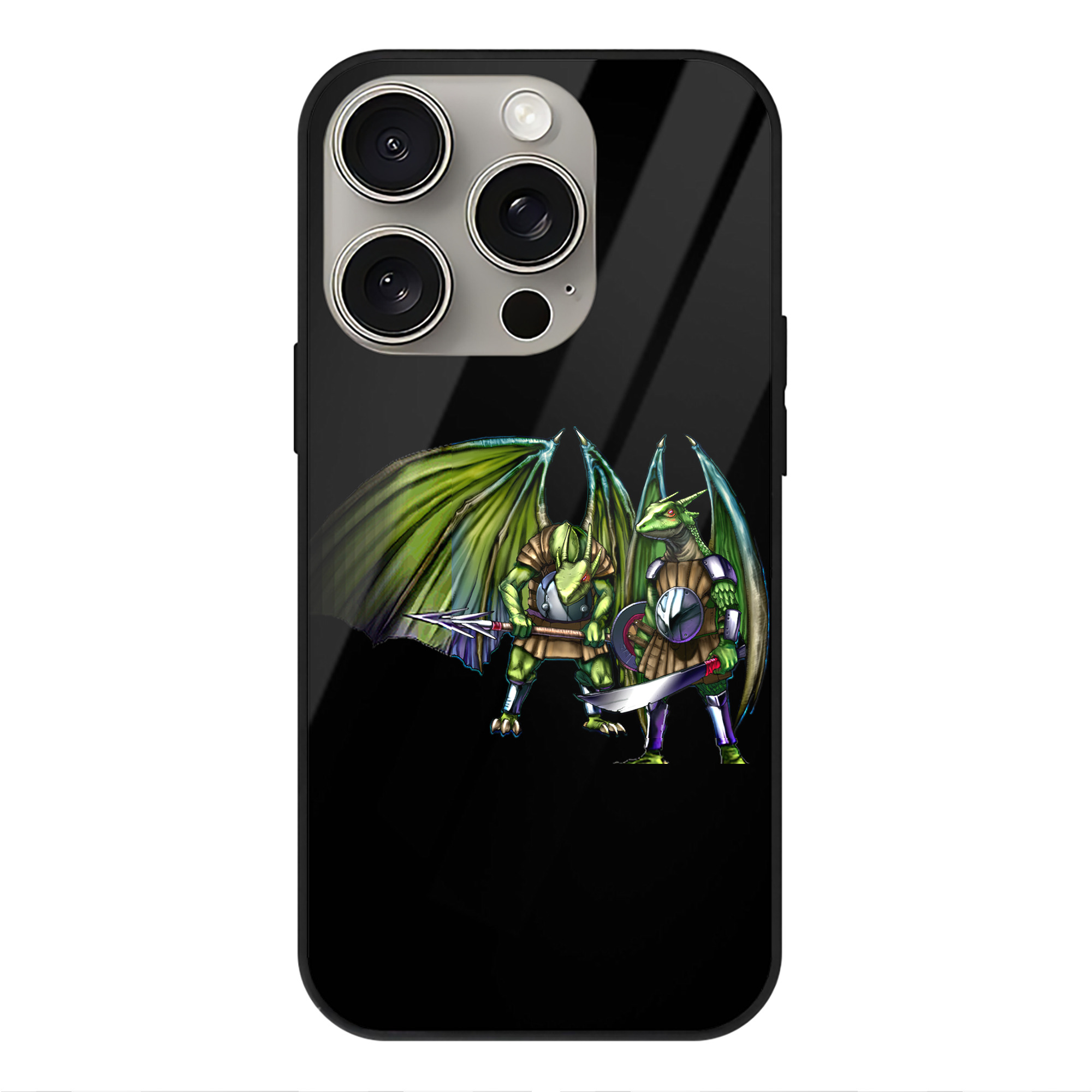 遊☆戯☆王 Yu-Gi-Oh! 【iPhone15Pro対応】スマホケース 耐衝撃＆黄変防止 背面ガラス