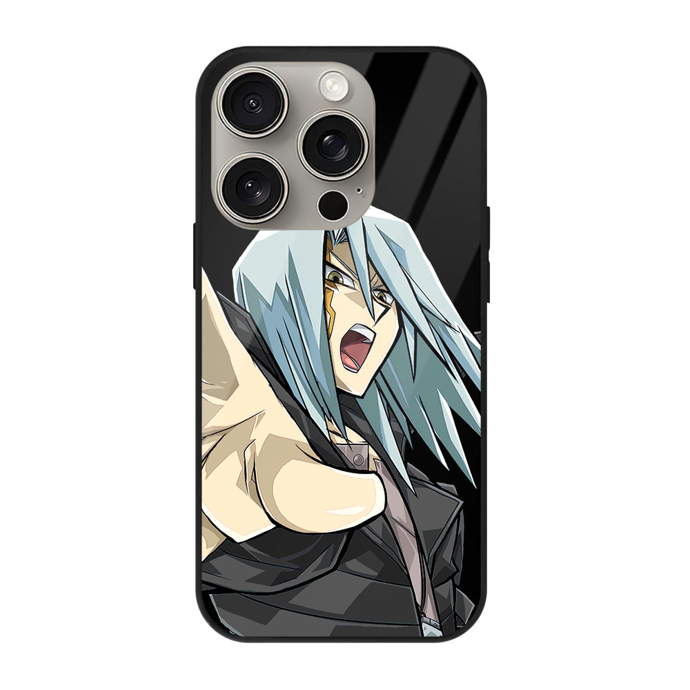 遊☆戯☆王 Yu-Gi-Oh! 【iPhone15Pro対応】スマホケース 耐衝撃＆黄変防止 背面ガラス