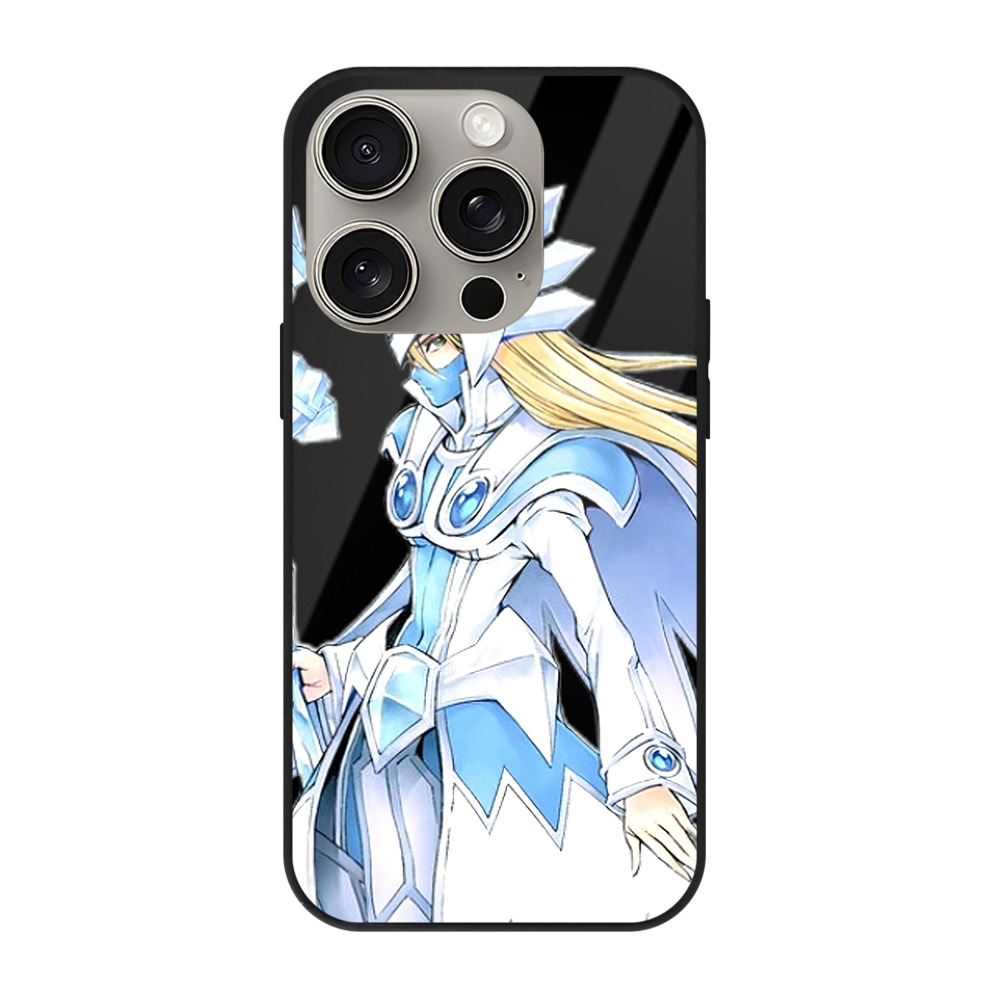 （画像用） 遊☆戯☆王 Yu-Gi-Oh! 【iPhone15Pro対応】スマホケース 耐衝撃＆黄変防止 背面ガラス