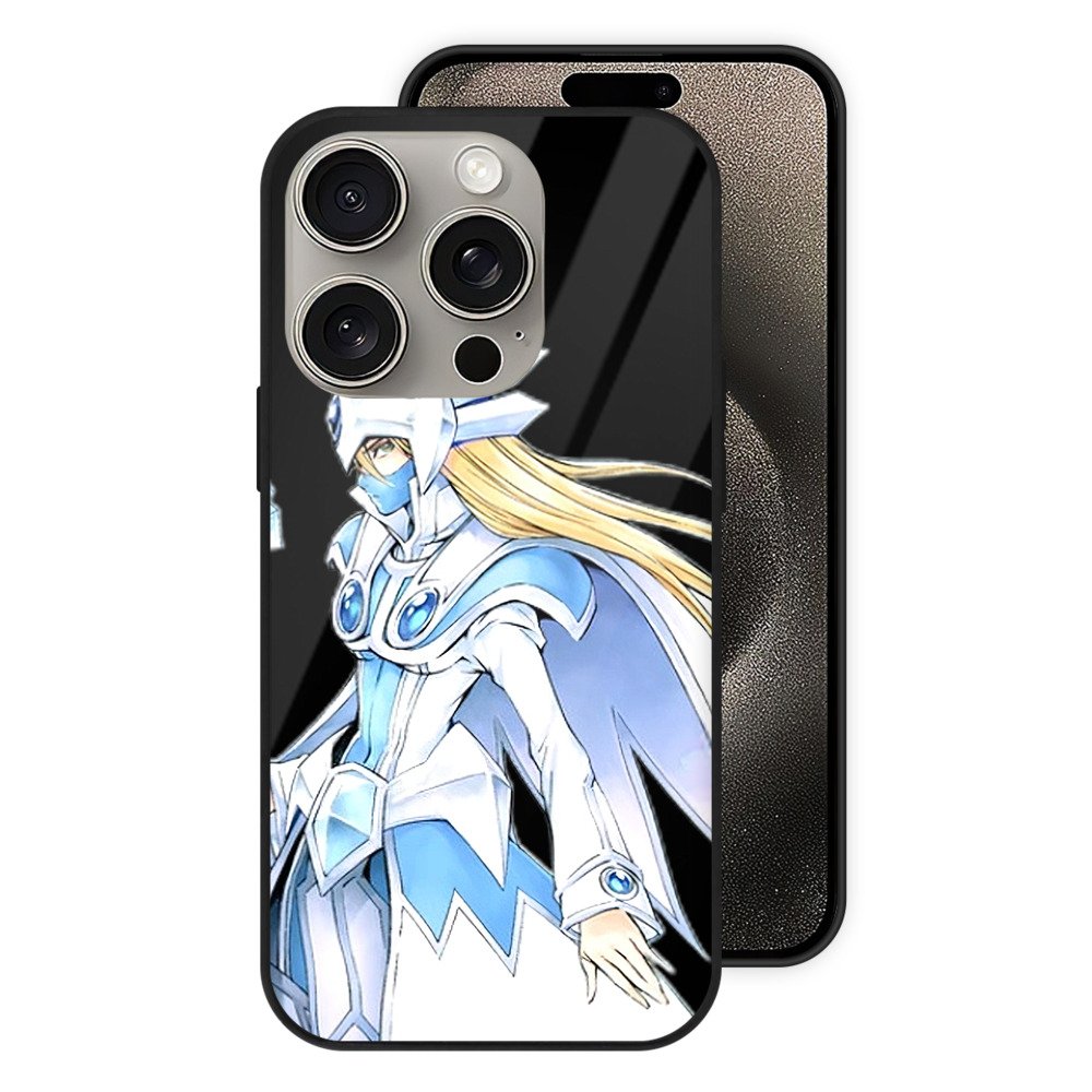 （画像用） 遊☆戯☆王 Yu-Gi-Oh! 【iPhone15Pro対応】スマホケース 耐衝撃＆黄変防止 背面ガラス