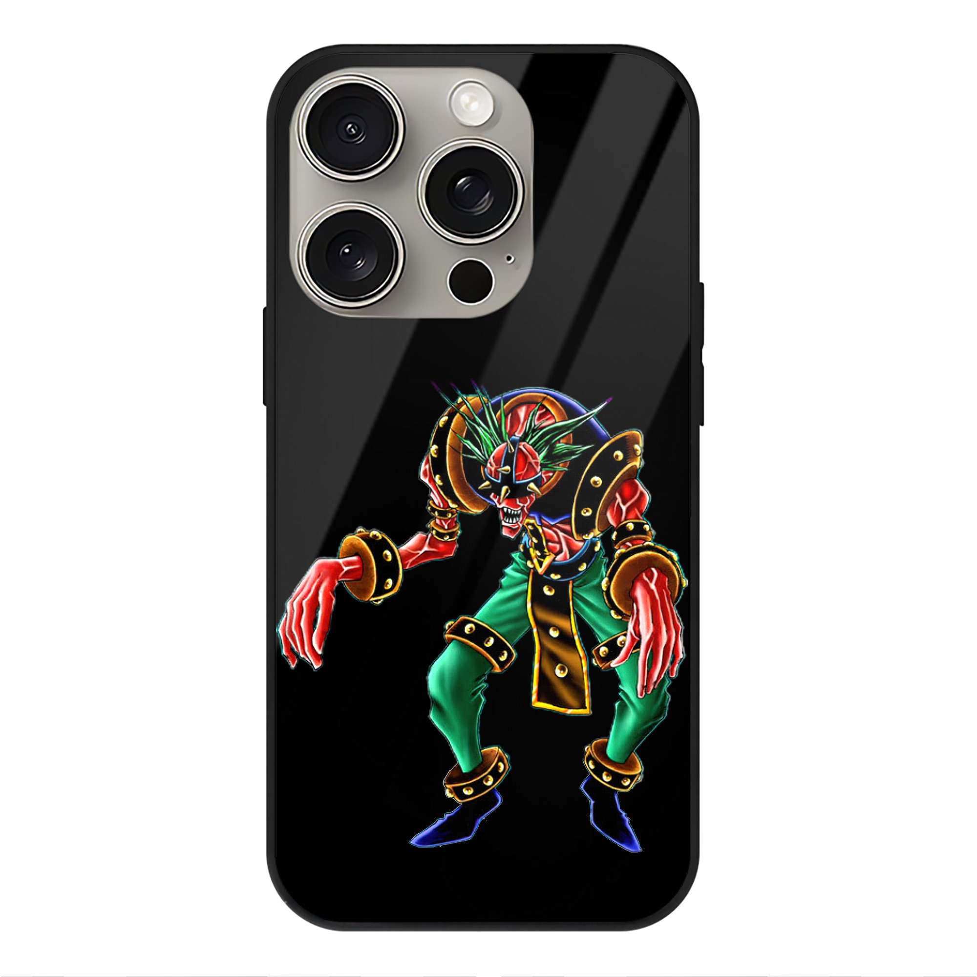 遊☆戯☆王 Yu-Gi-Oh! 【iPhone15Pro対応】スマホケース 耐衝撃＆黄変防止 背面ガラス