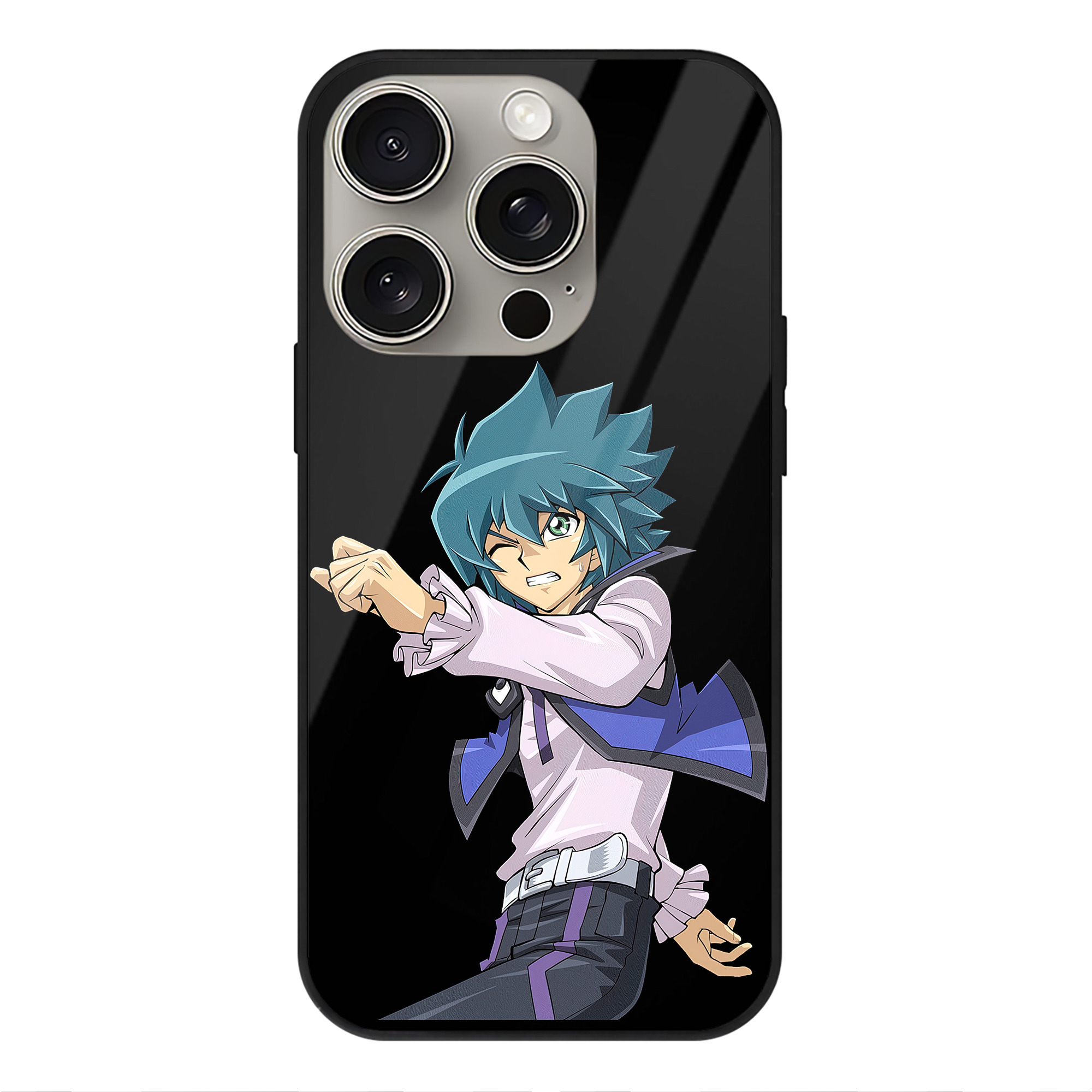 遊☆戯☆王 Yu-Gi-Oh! 【iPhone15Pro対応】スマホケース 耐衝撃＆黄変防止 背面ガラス