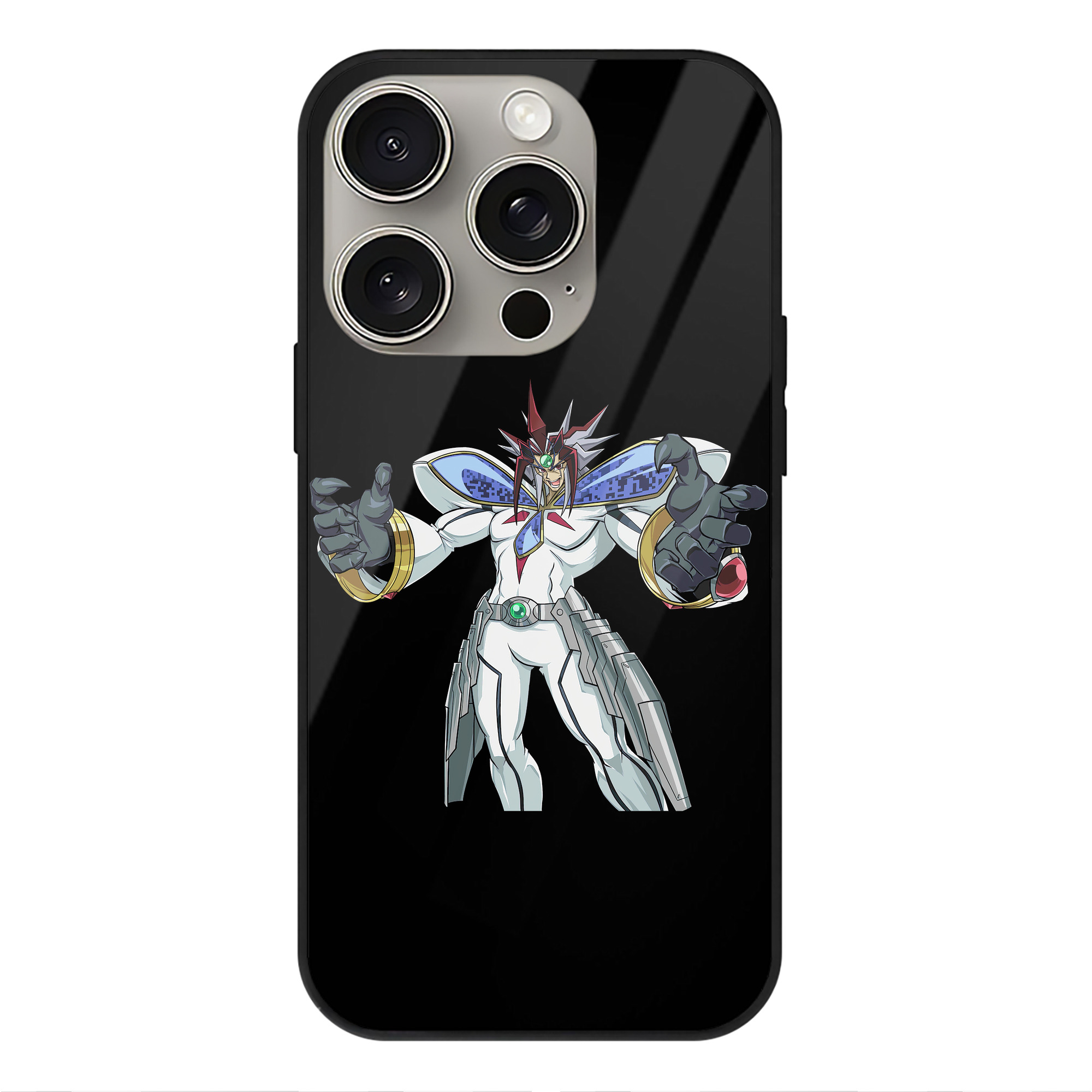 遊☆戯☆王 Yu-Gi-Oh! 【iPhone15Pro対応】スマホケース 耐衝撃＆黄変防止 背面ガラス
